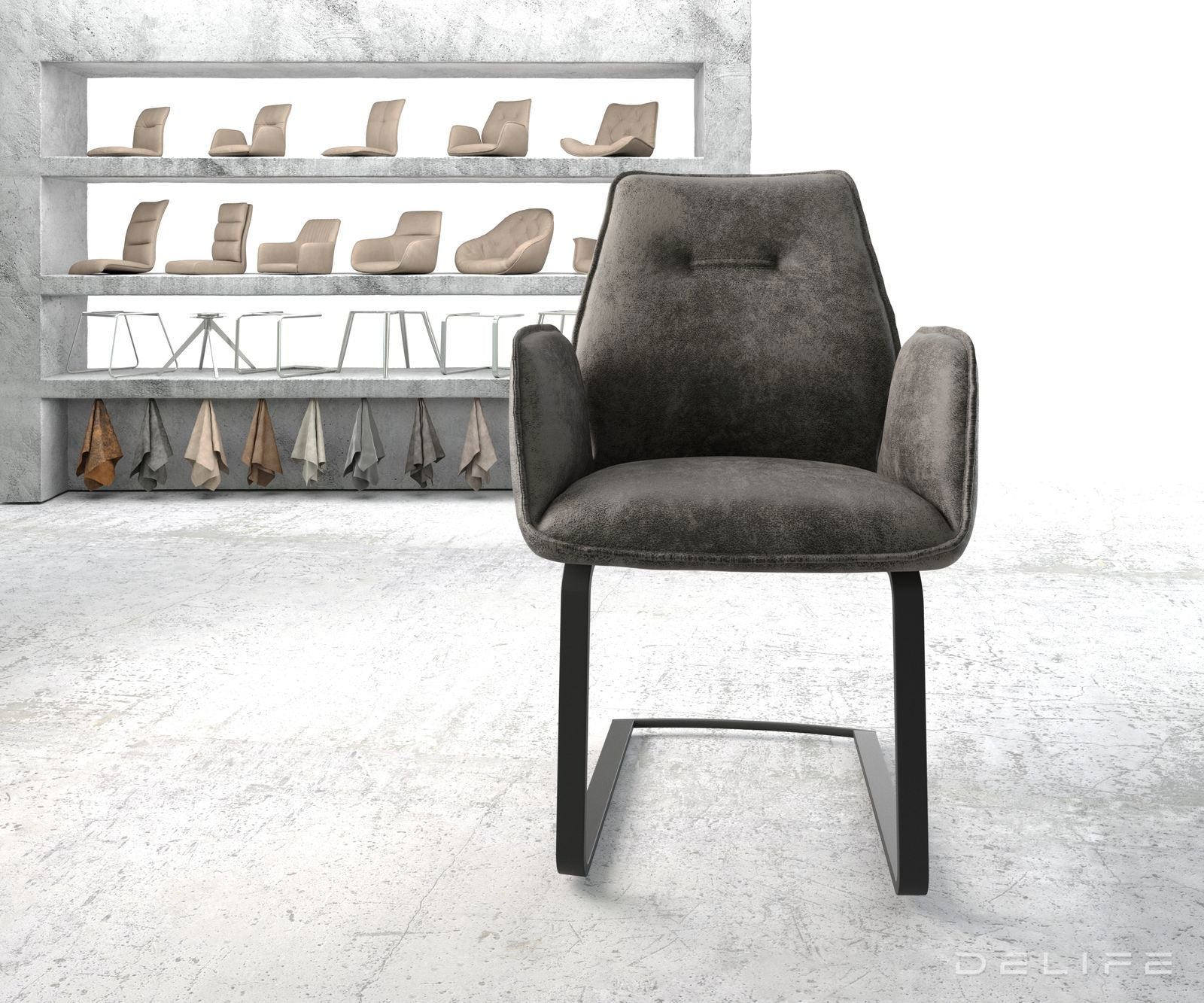 Blagovaonska stolica Zoa, Materijal: Mikrofibra