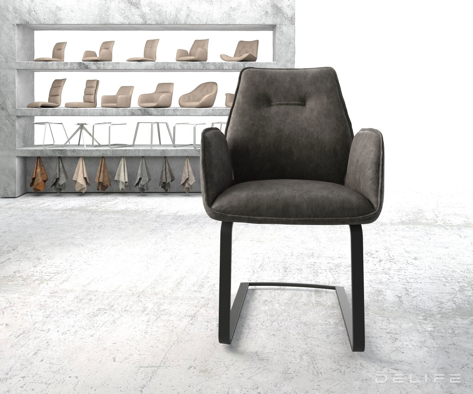 Blagovaonska stolica Zoa, Materijal: Mikrofibra