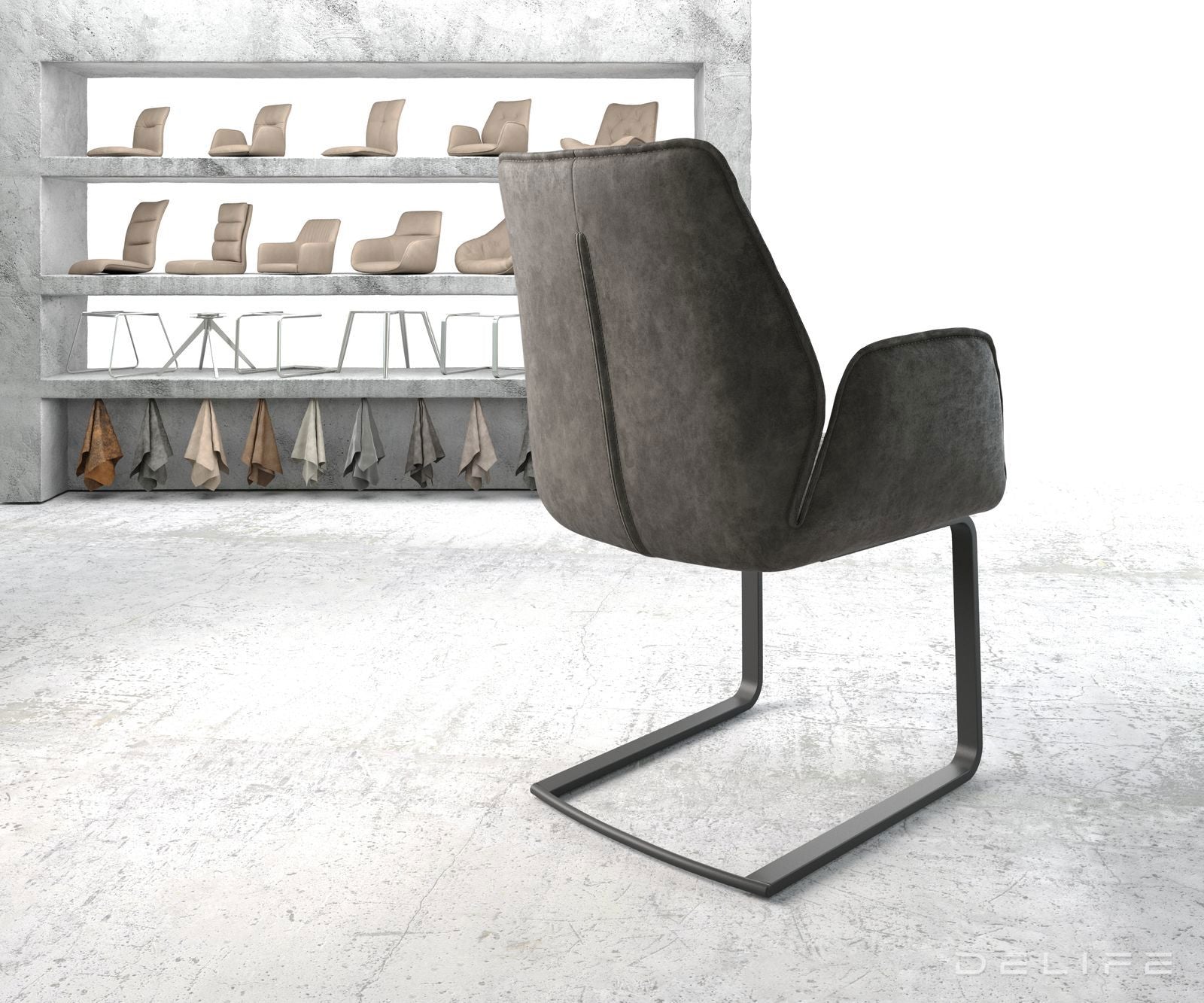 Blagovaonska stolica Zoa, Materijal: Mikrofibra