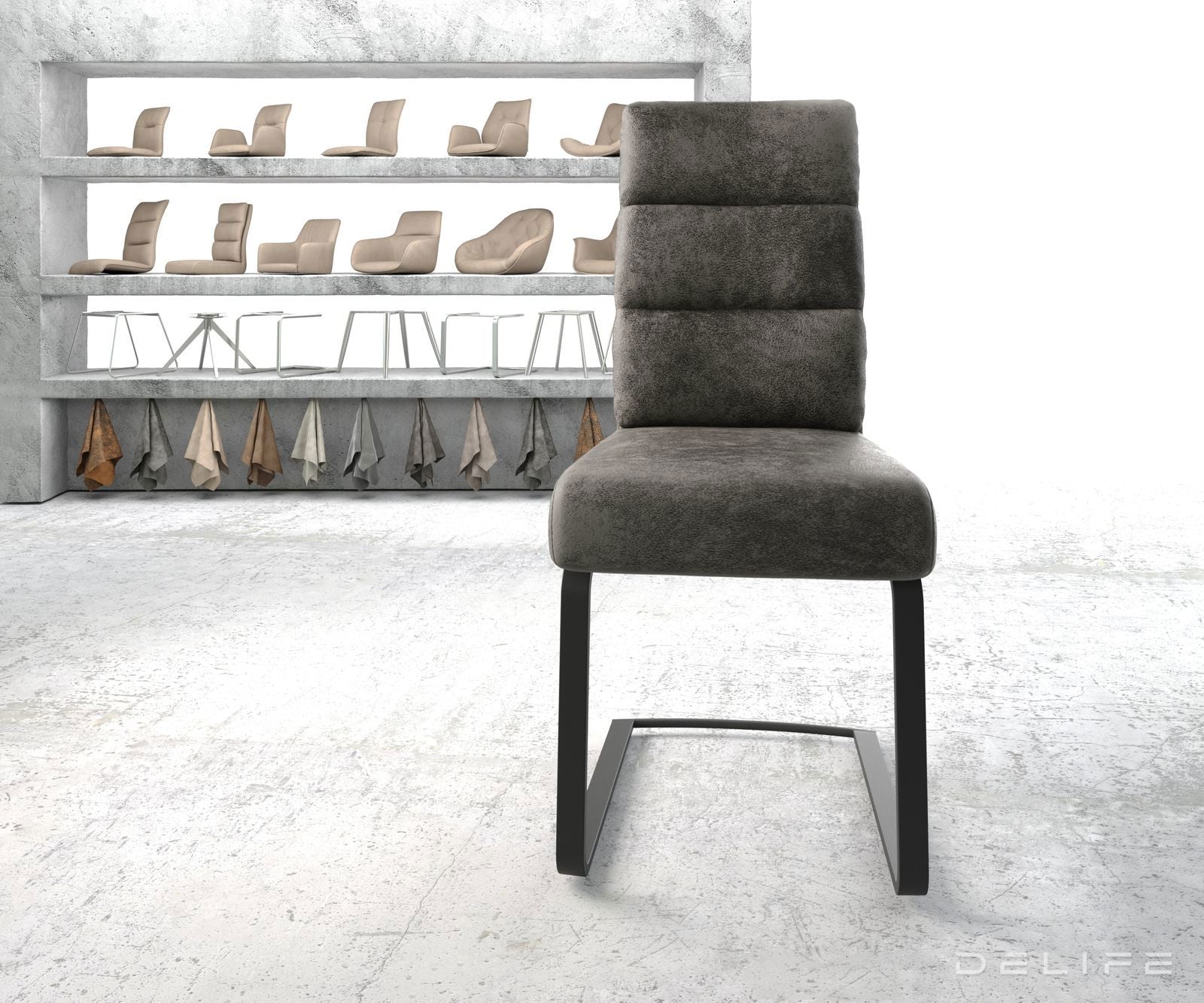 Blagovaonska stolica Pela, Materijal: Mikrofibra