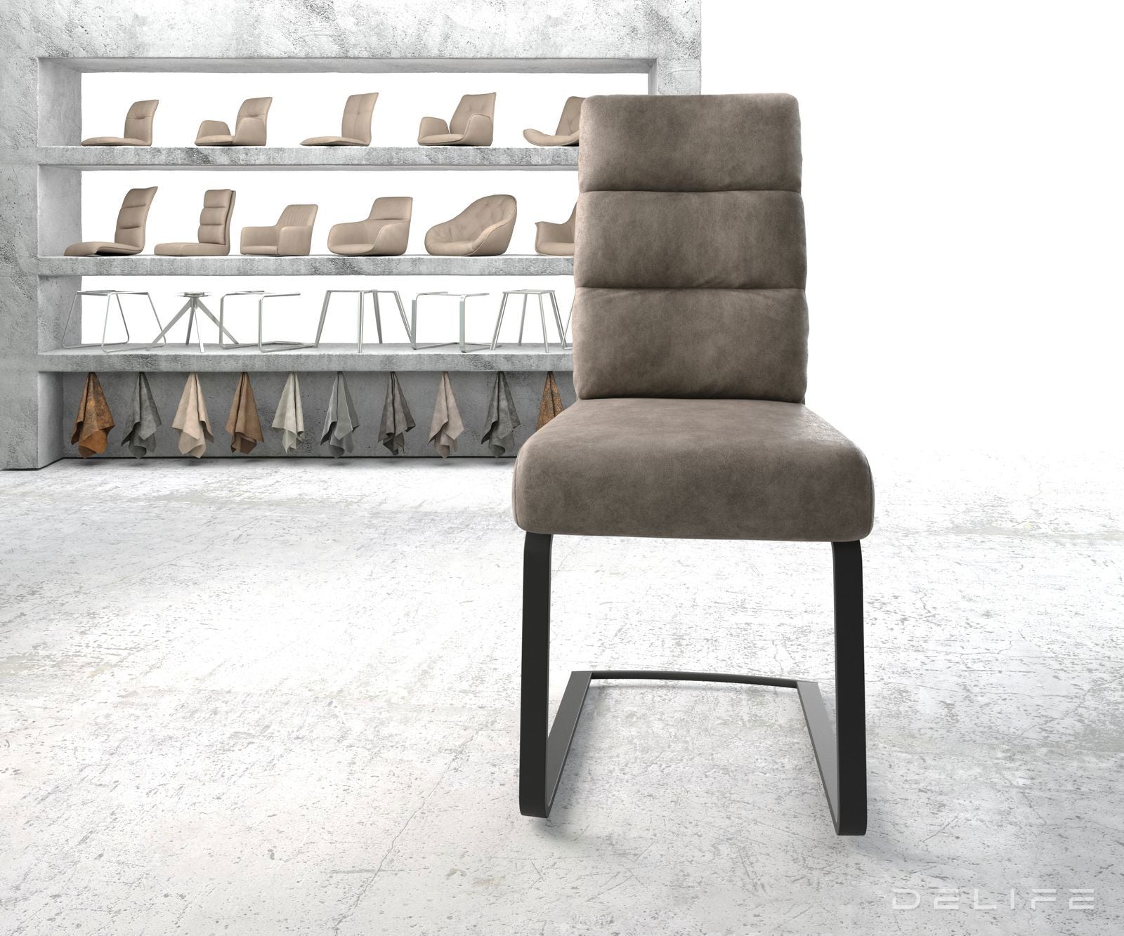 Blagovaonska stolica Pela, Materijal: Mikrofibra