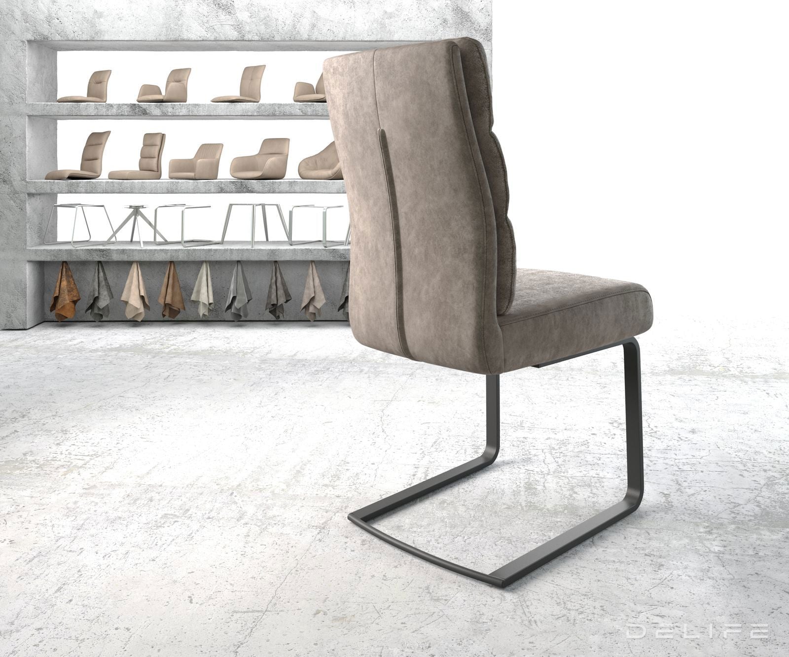 Blagovaonska stolica Pela, Materijal: Mikrofibra