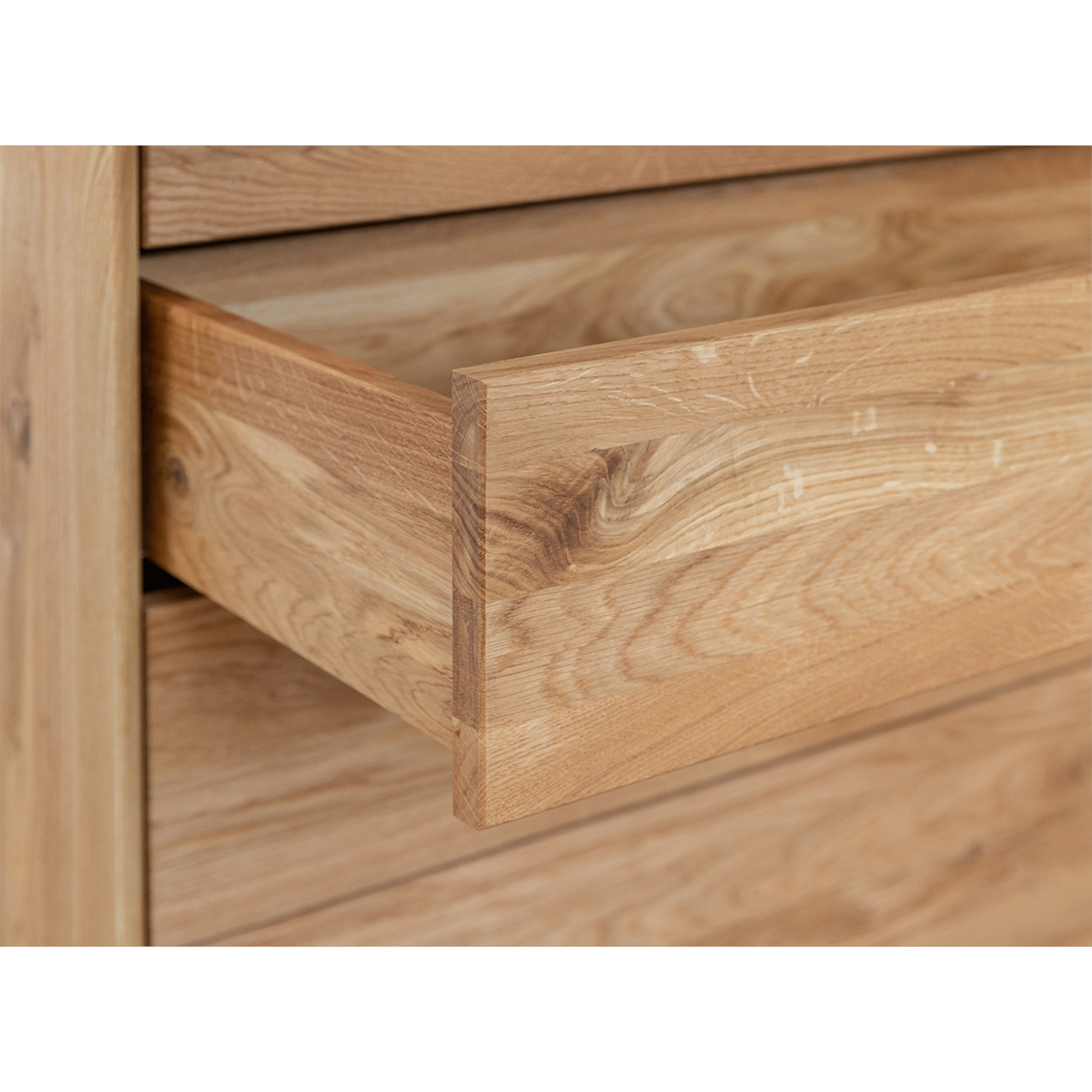 Komoda Modern Loft 120,50x45cm, Materijal: Masivno  Drvo Hrast