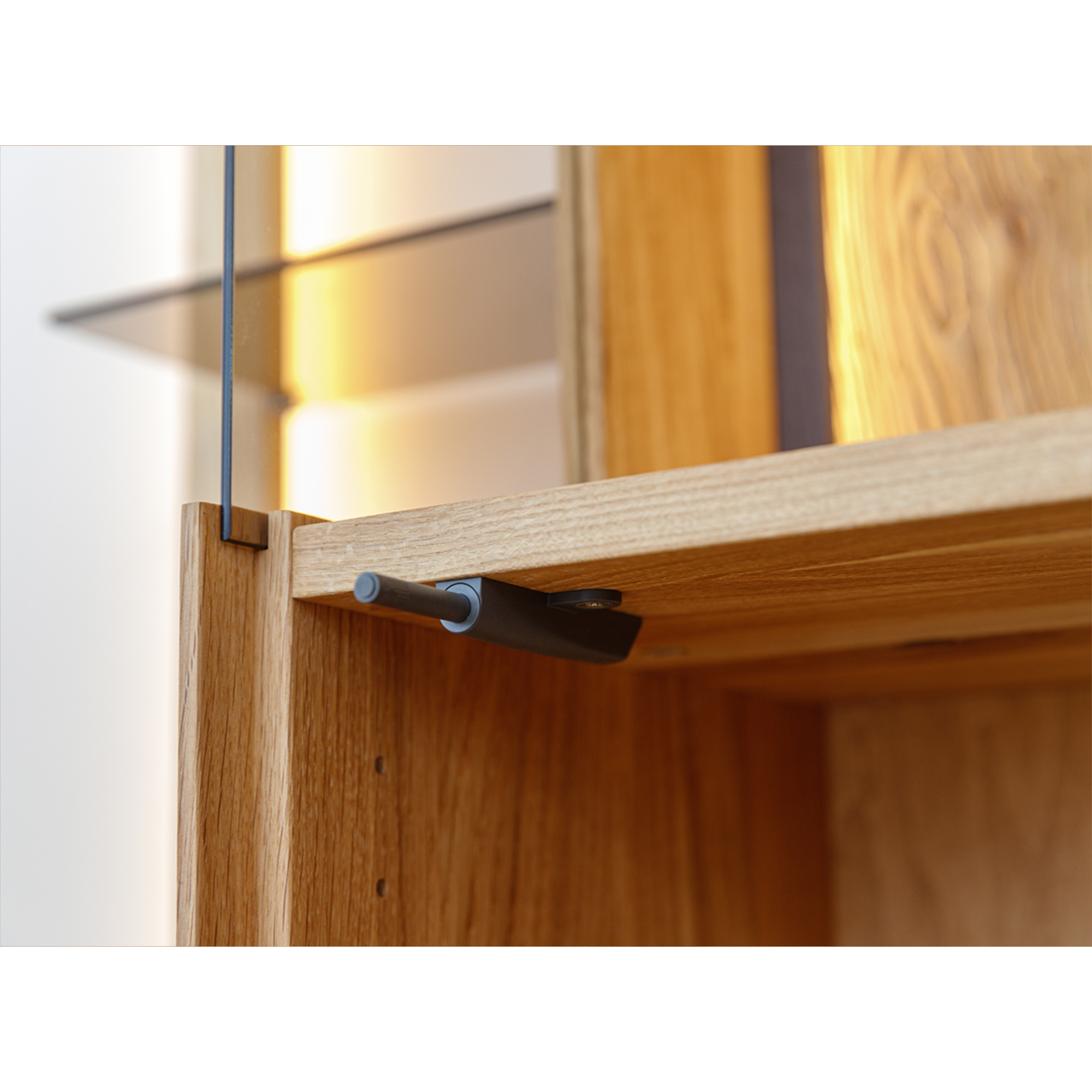 Vitrina Collodi 73x195cm, Materijal: Masivno Drvo Hrast