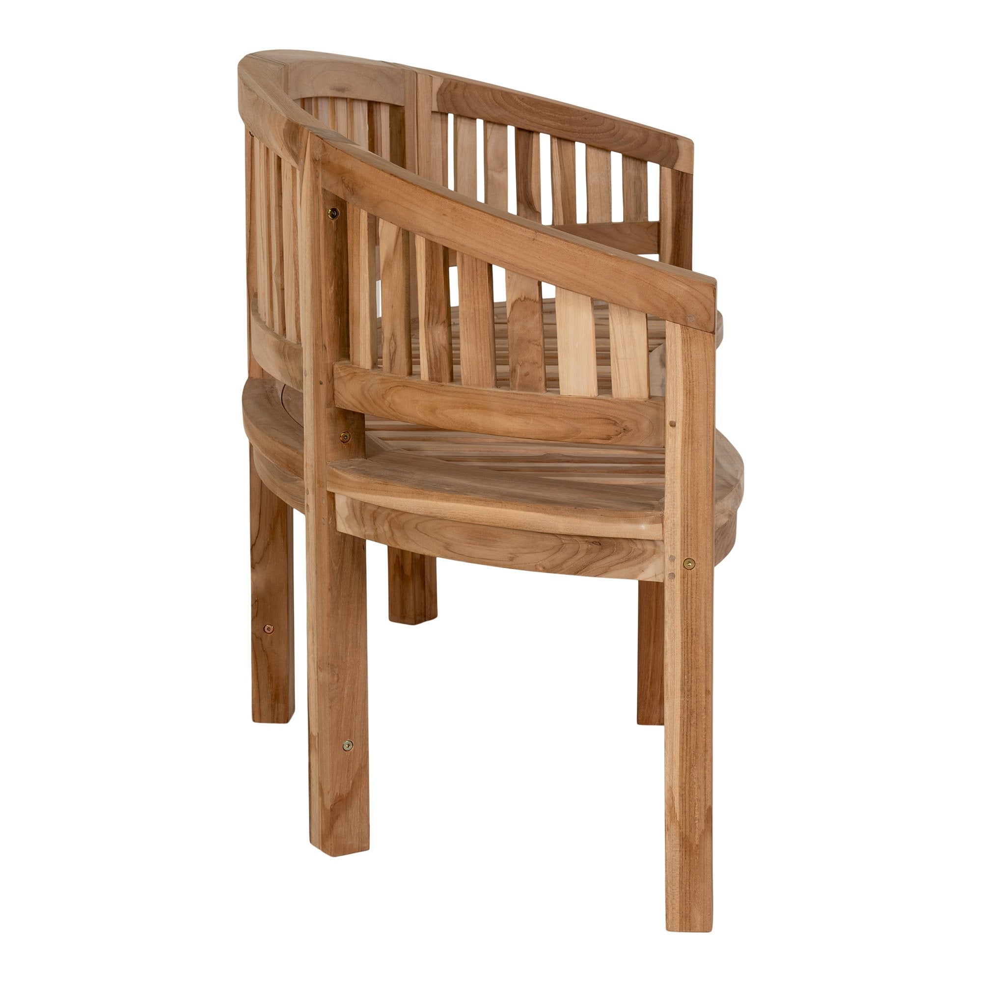 Klupa Boca, Materijal: Tikovina