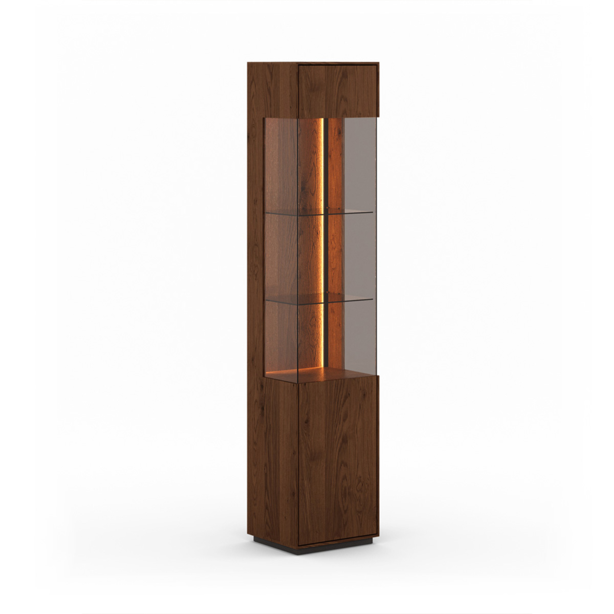 Vitrina Collodi 43x205cm, Materijal: Masivno Drvo Hrast