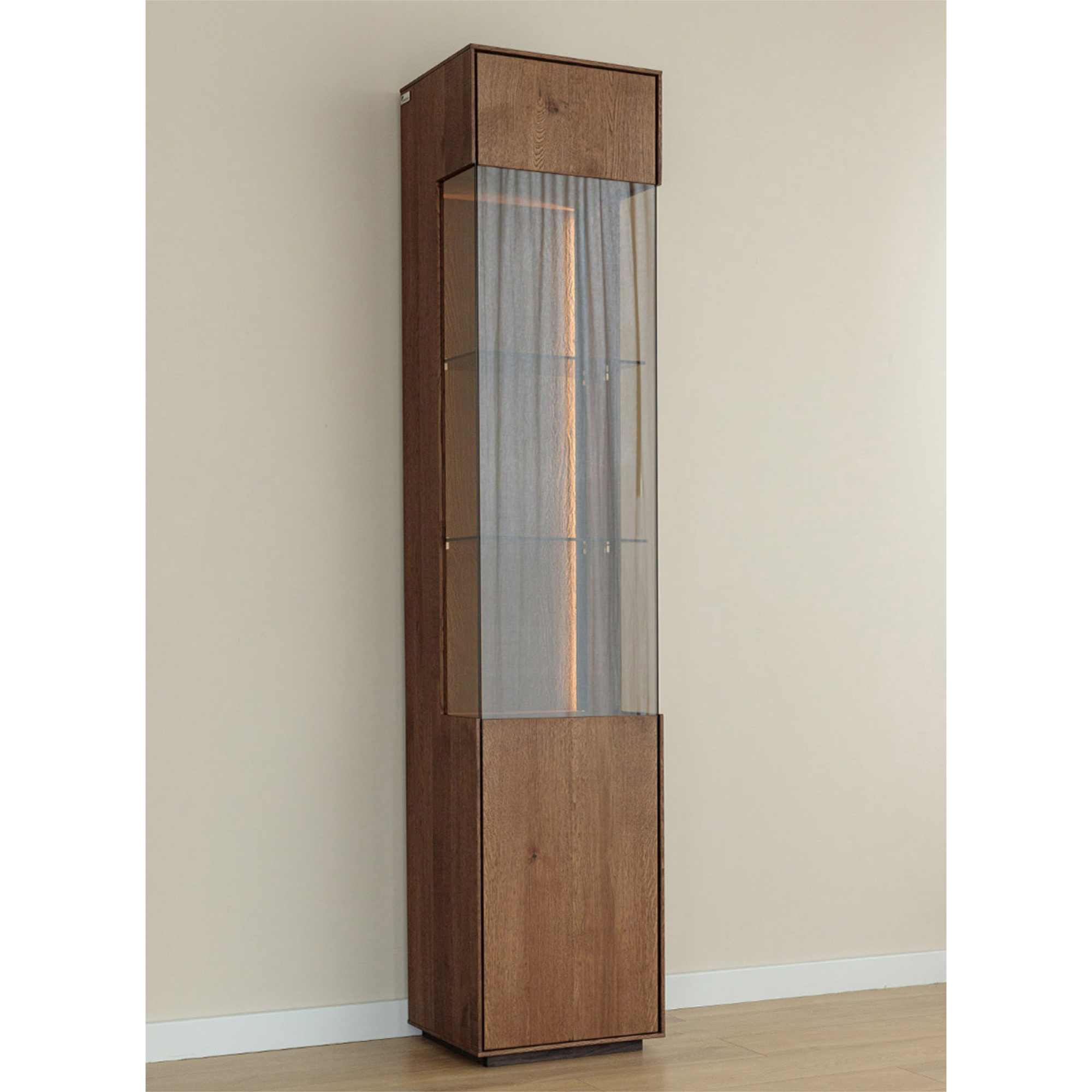 Vitrina Collodi 43x205cm, Materijal: Masivno Drvo Hrast