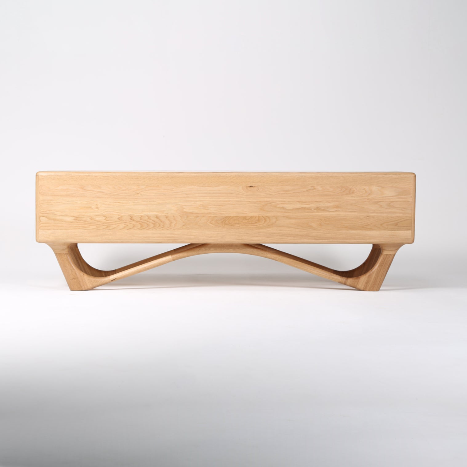 Tv Komoda Antoni 160x45cm, Materijal: Puno drvo Hrast