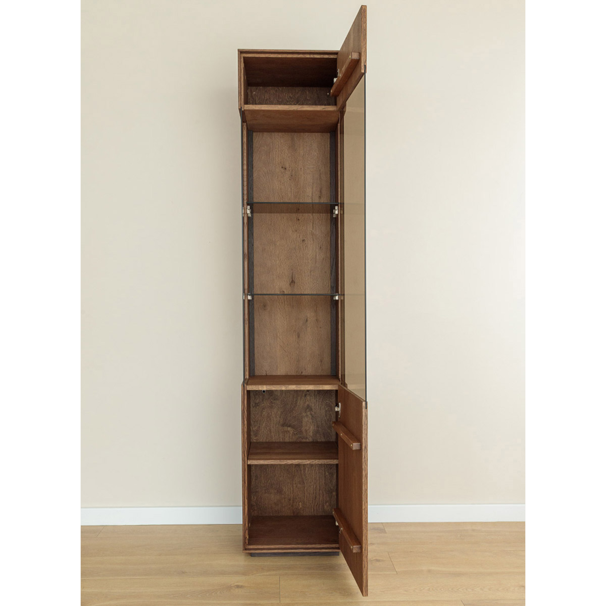 Vitrina Collodi 43x205cm, Materijal: Masivno Drvo Hrast