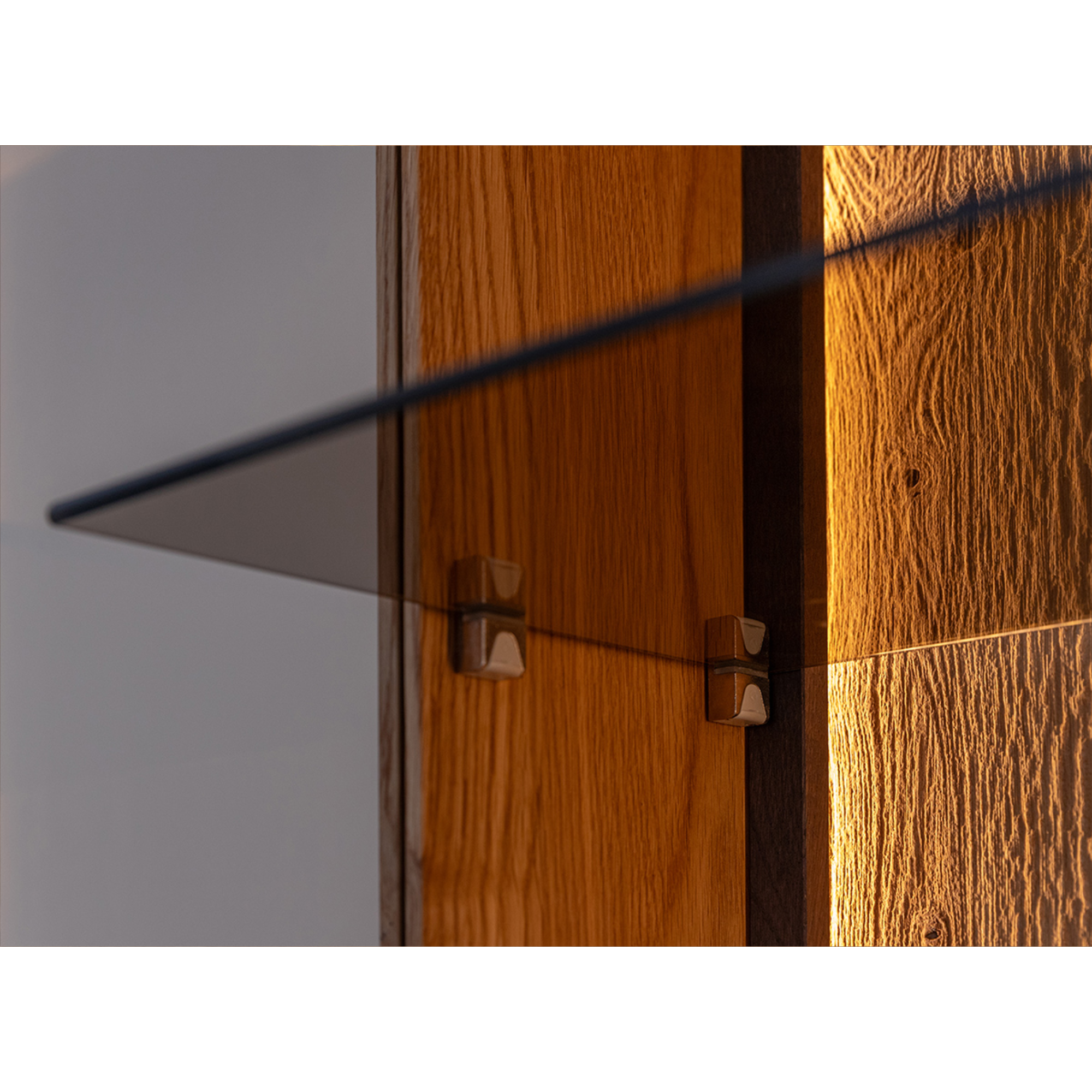 Vitrina Collodi 84,50x205cm, Materijal: Masivno Drvo Hrast