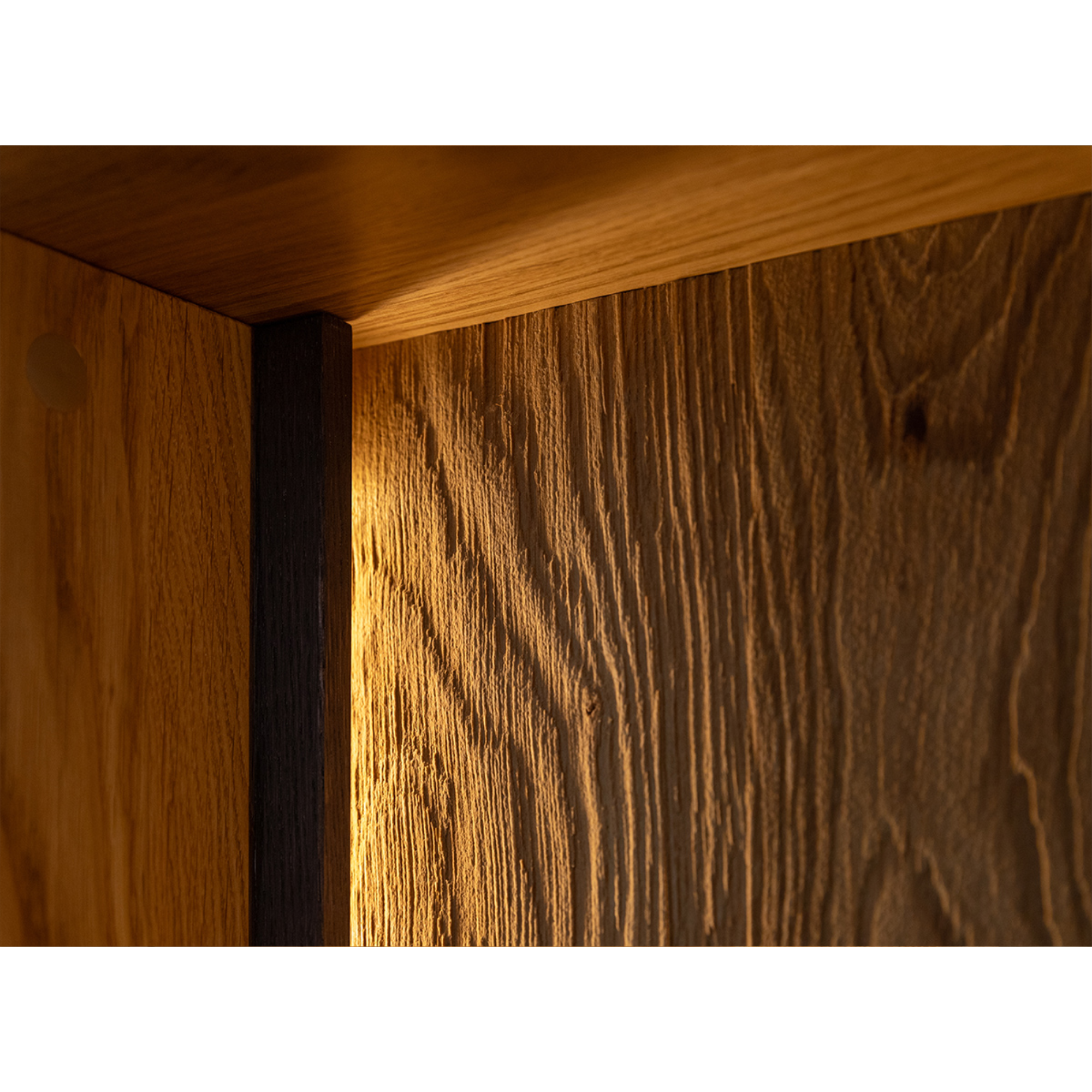 Vitrina Collodi 85x140cm, Materijal: Masivno Drvo Hrast