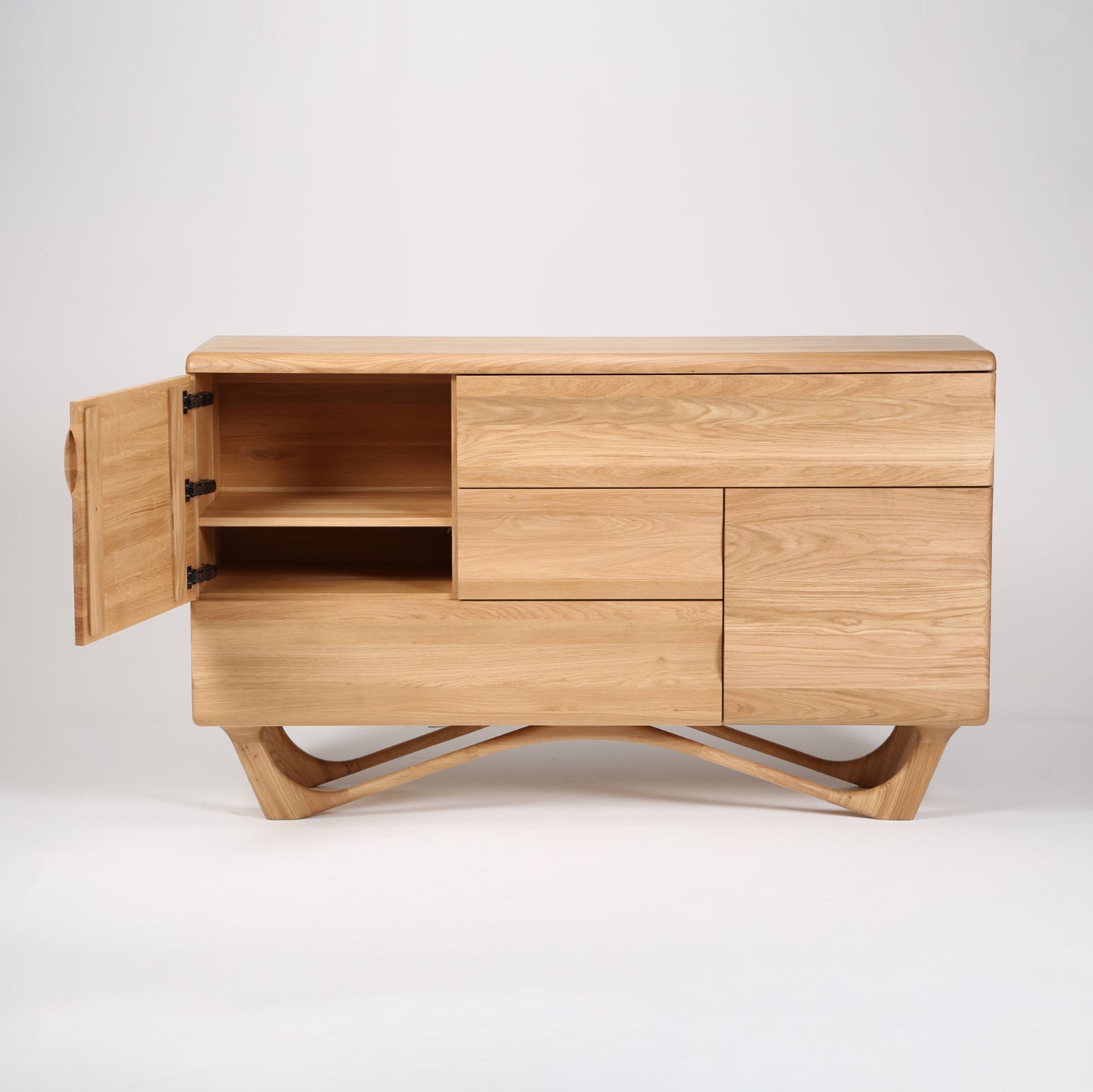Komoda Antoni Alto 160x96cm, Materijal: Puno drvo Hrast
