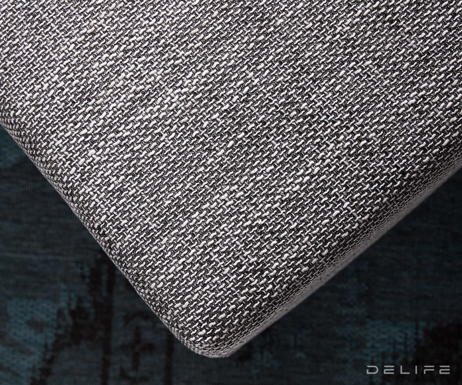 Tabure Clovis 98x83x40cm, Materijal: Strukturirana tkanina