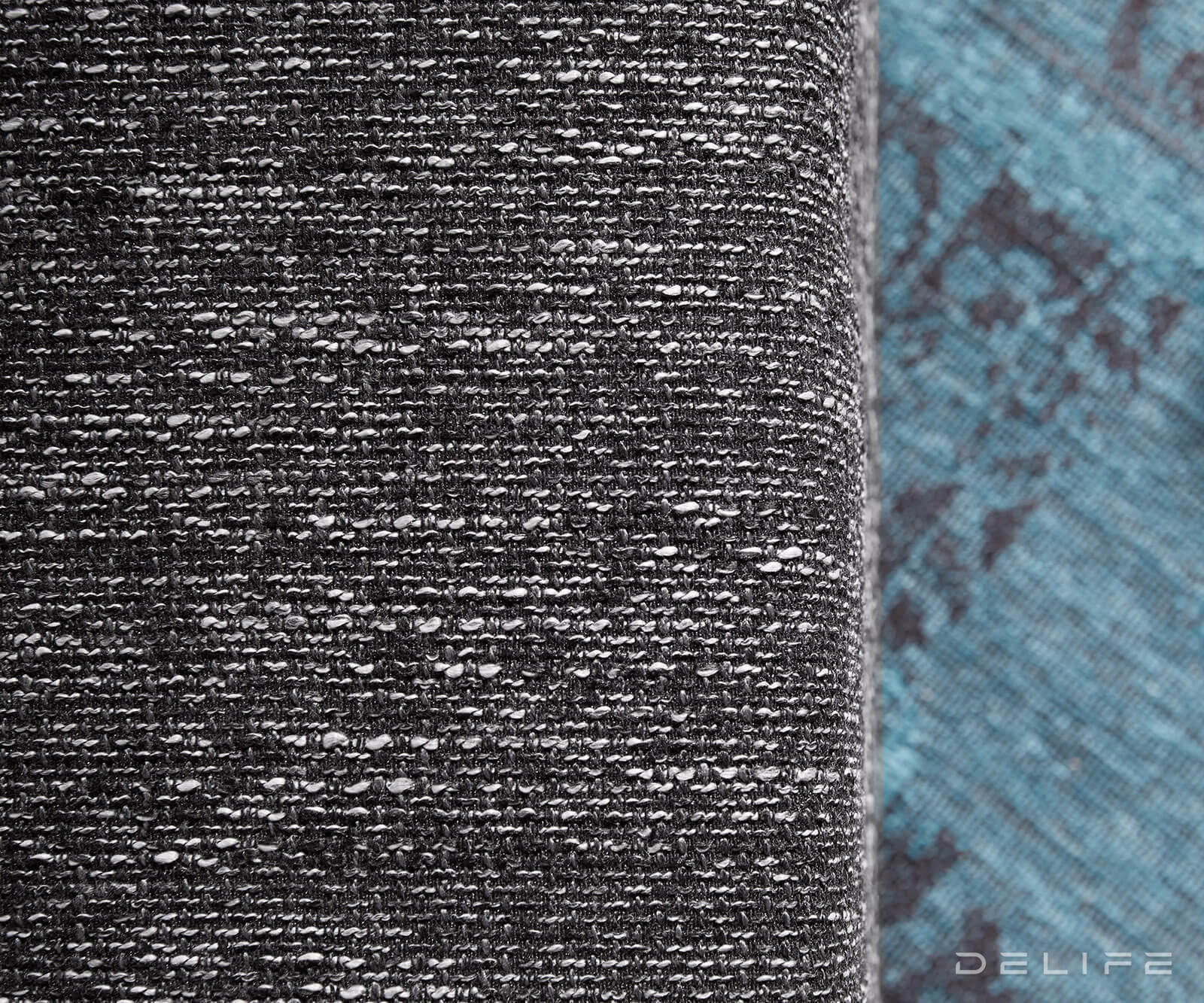 Tabure Clovis 98x83x40cm, Materijal: Strukturirana tkanina