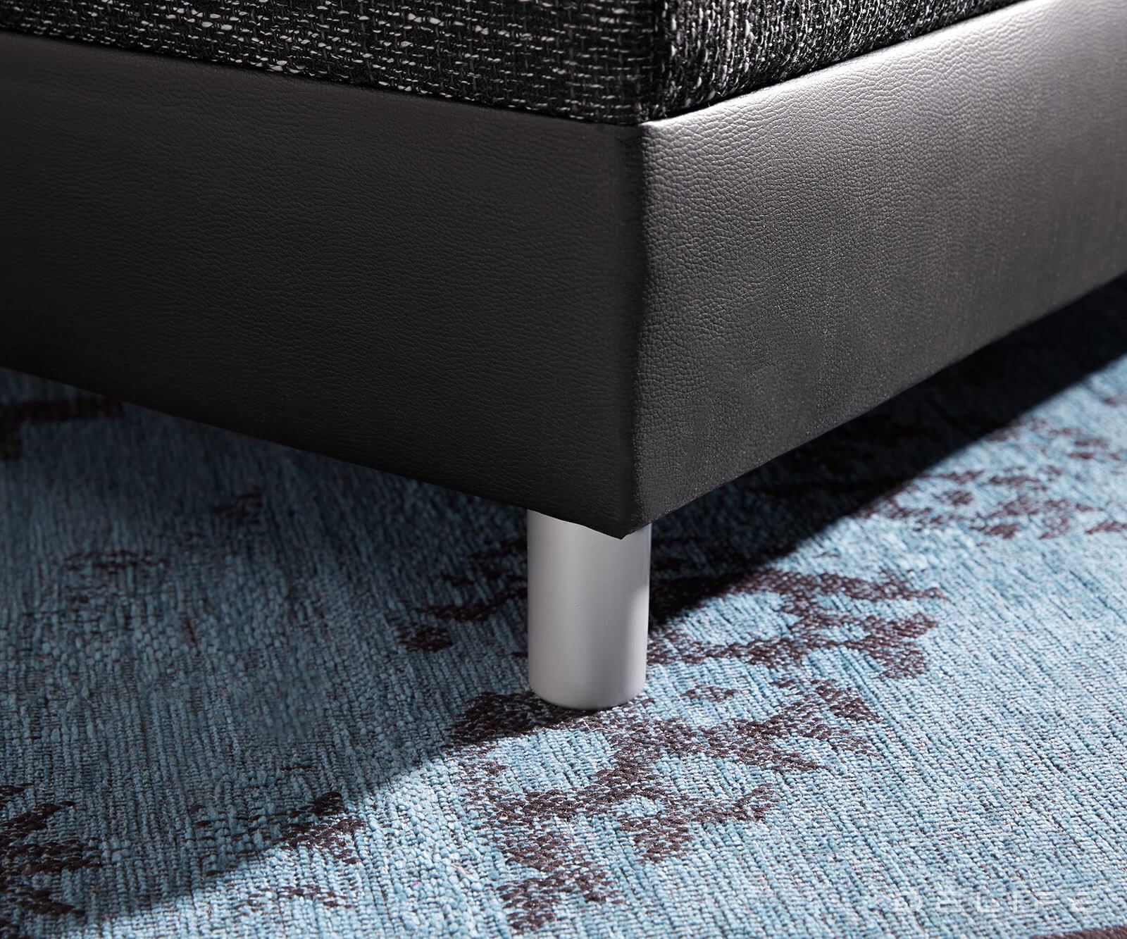 Tabure Clovis 98x83x40cm, Materijal: Strukturirana tkanina/Umjetna koža