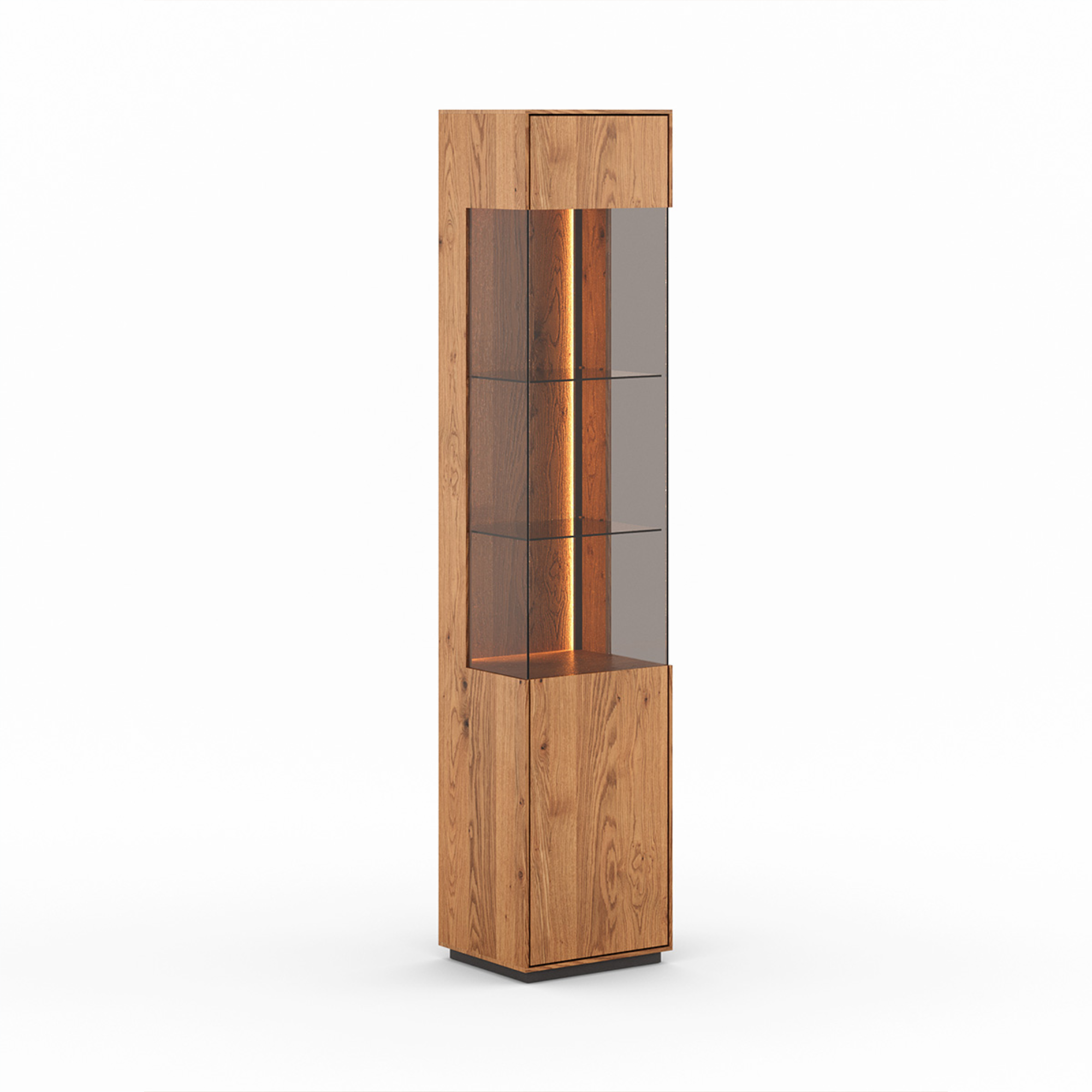 Vitrina Collodi 43x205cm, Materijal: Masivno Drvo Hrast