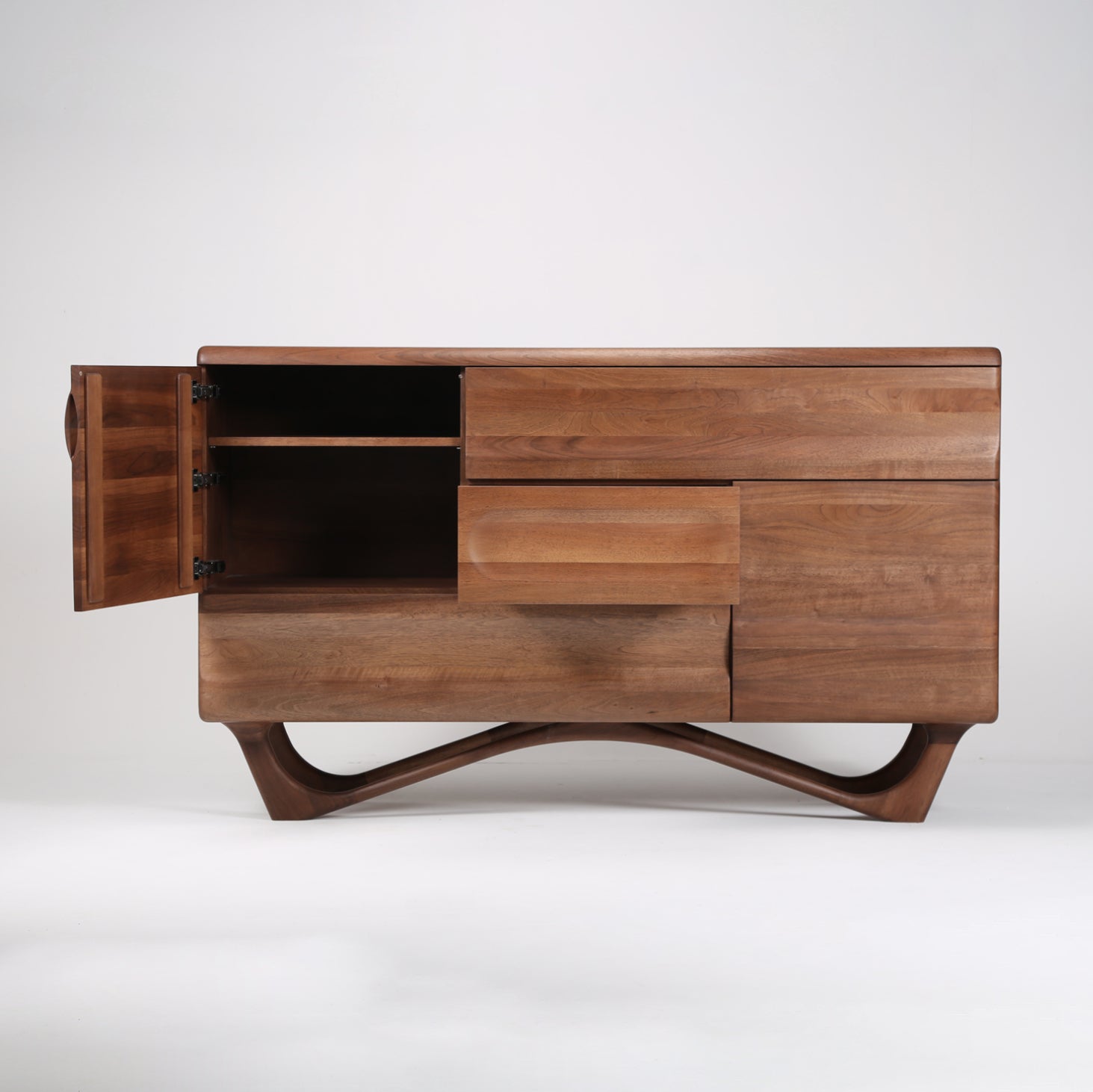 Komoda Antoni Alto 160x96cm, Materijal: Puno drvo Orah