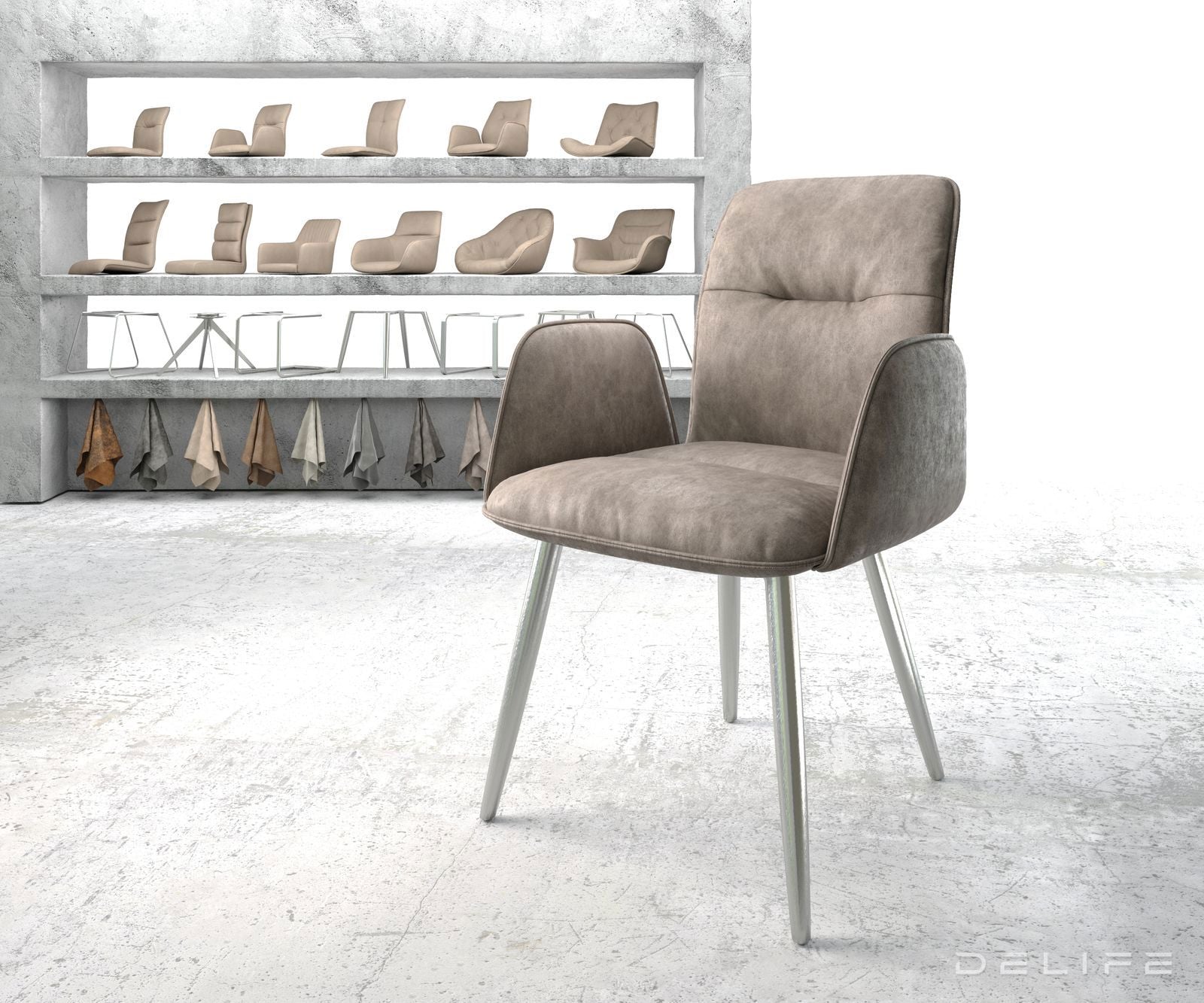 Blagovaonska stolica Vinja, Materijal: Mikrofibra