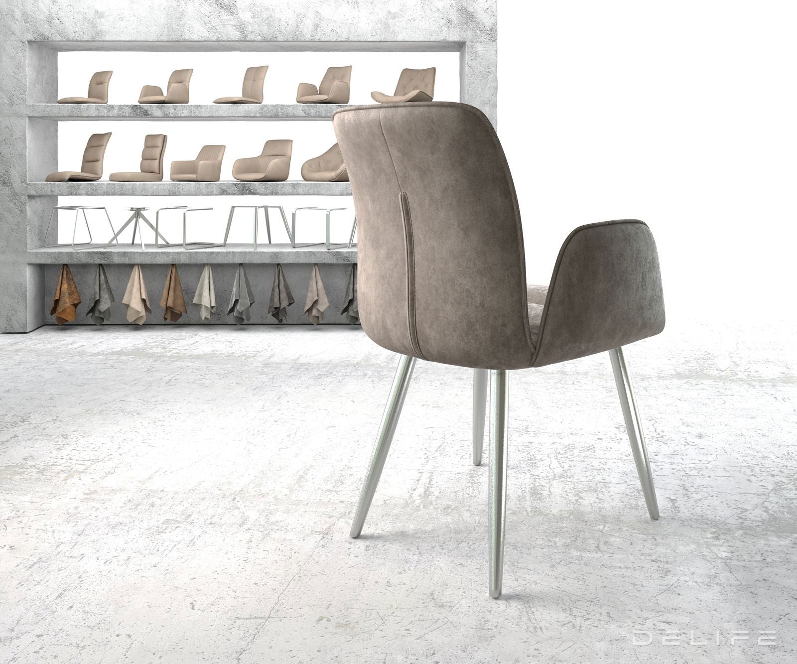 Blagovaonska stolica Vinja, Materijal: Mikrofibra