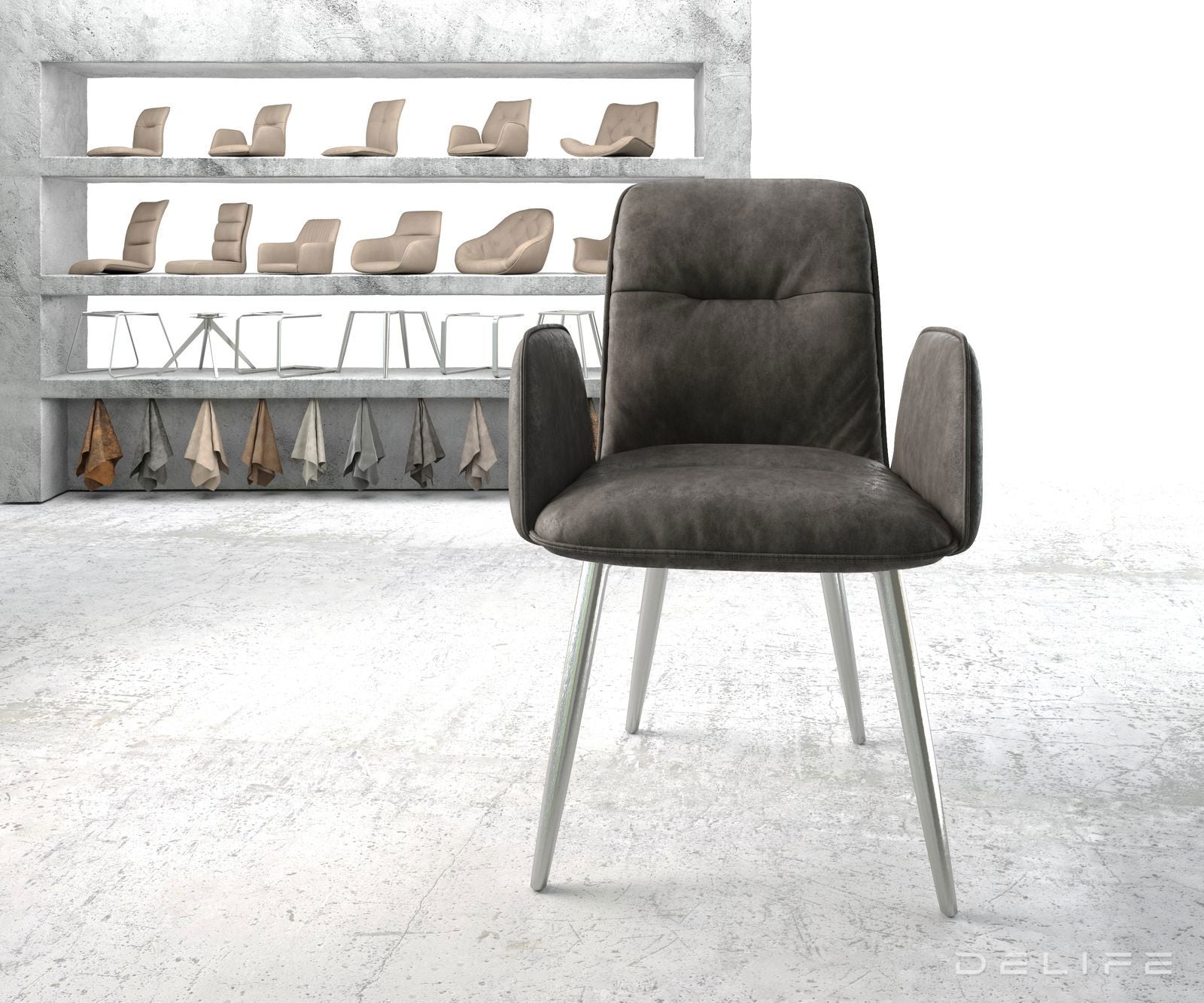 Blagovaonska stolica Vinja, Materijal: Mikrofibra