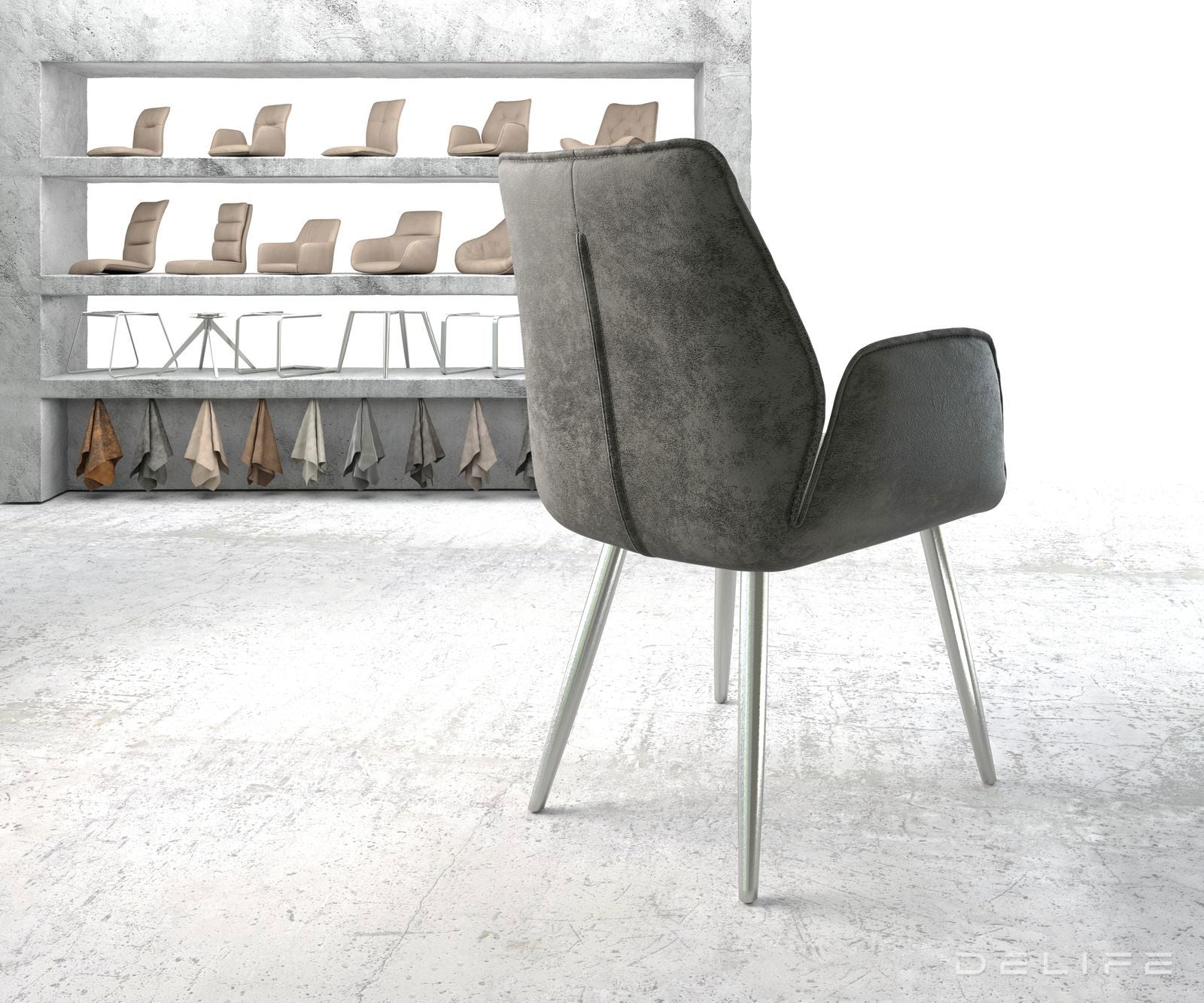 Blagovaonska stolica Zoa, Materijal: Mikrofibra