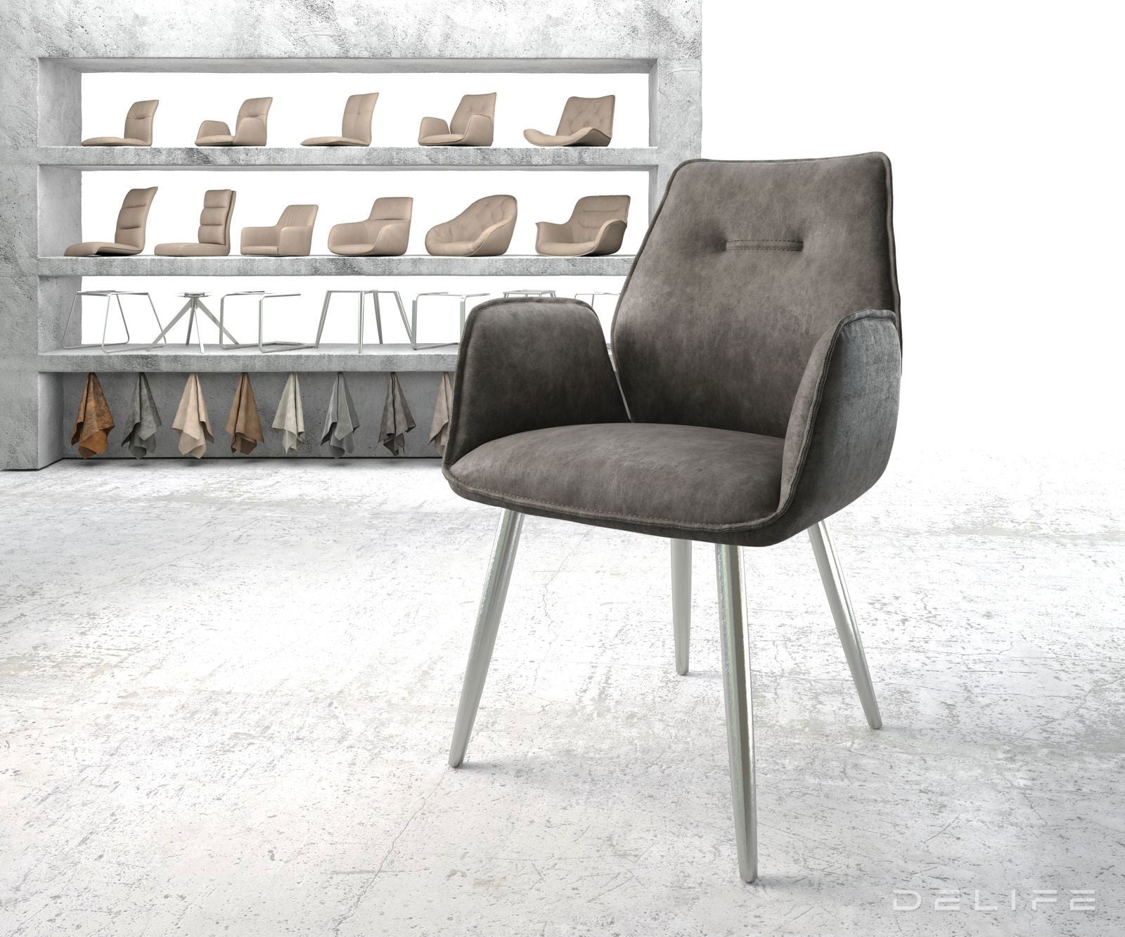 Blagovaonska stolica Zoa, Materijal: Mikrofibra