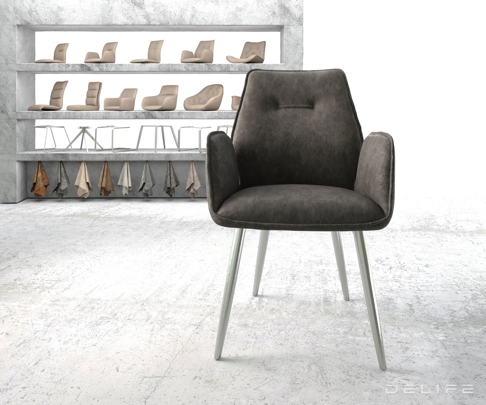 Blagovaonska stolica Zoa, Materijal: Mikrofibra