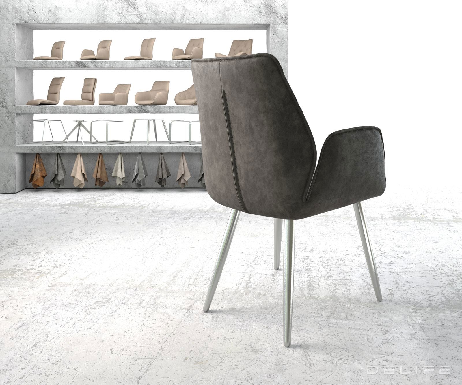 Blagovaonska stolica Zoa, Materijal: Mikrofibra