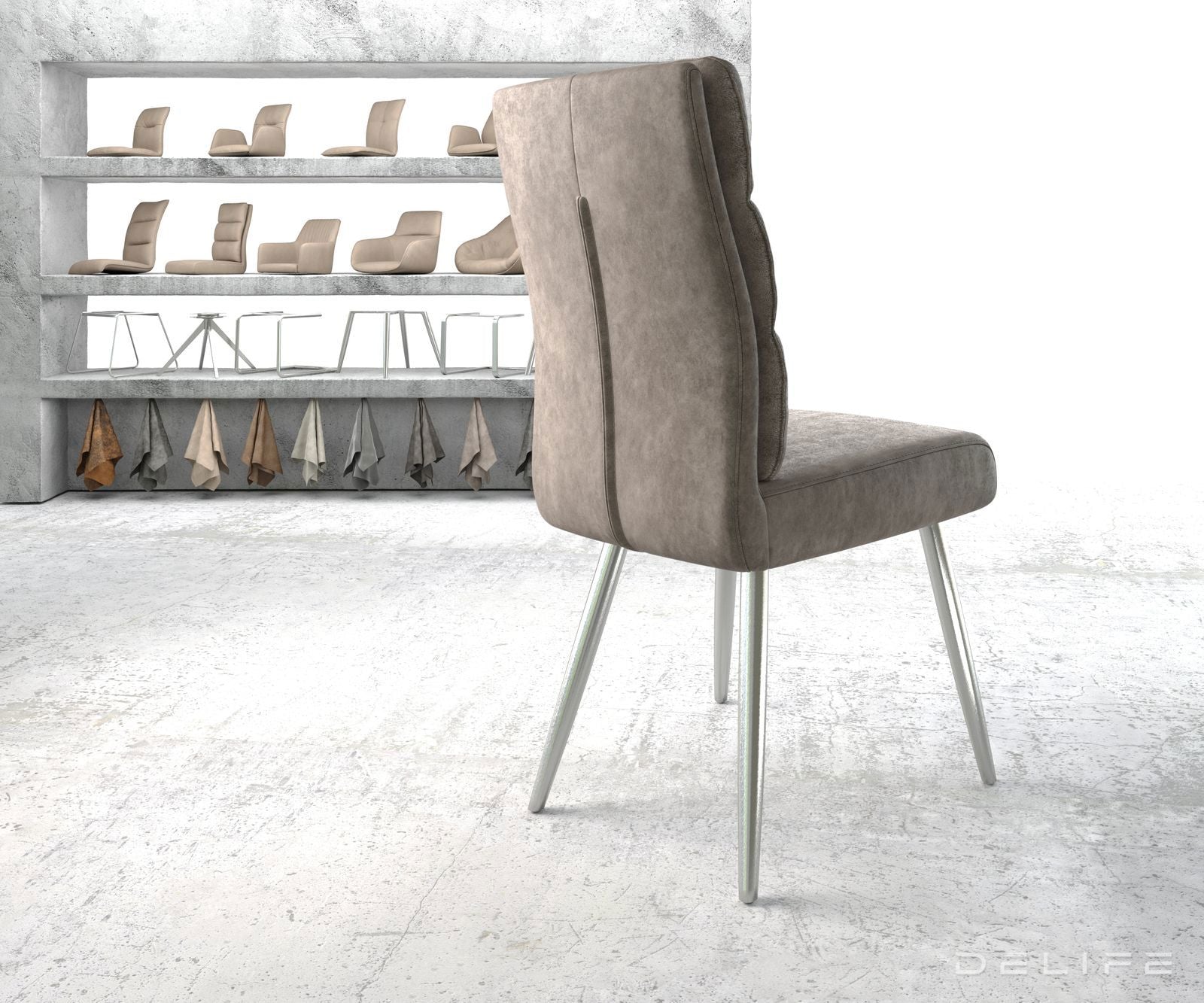 Blagovaonska stolica Pela, Materijal: Mikrofibra