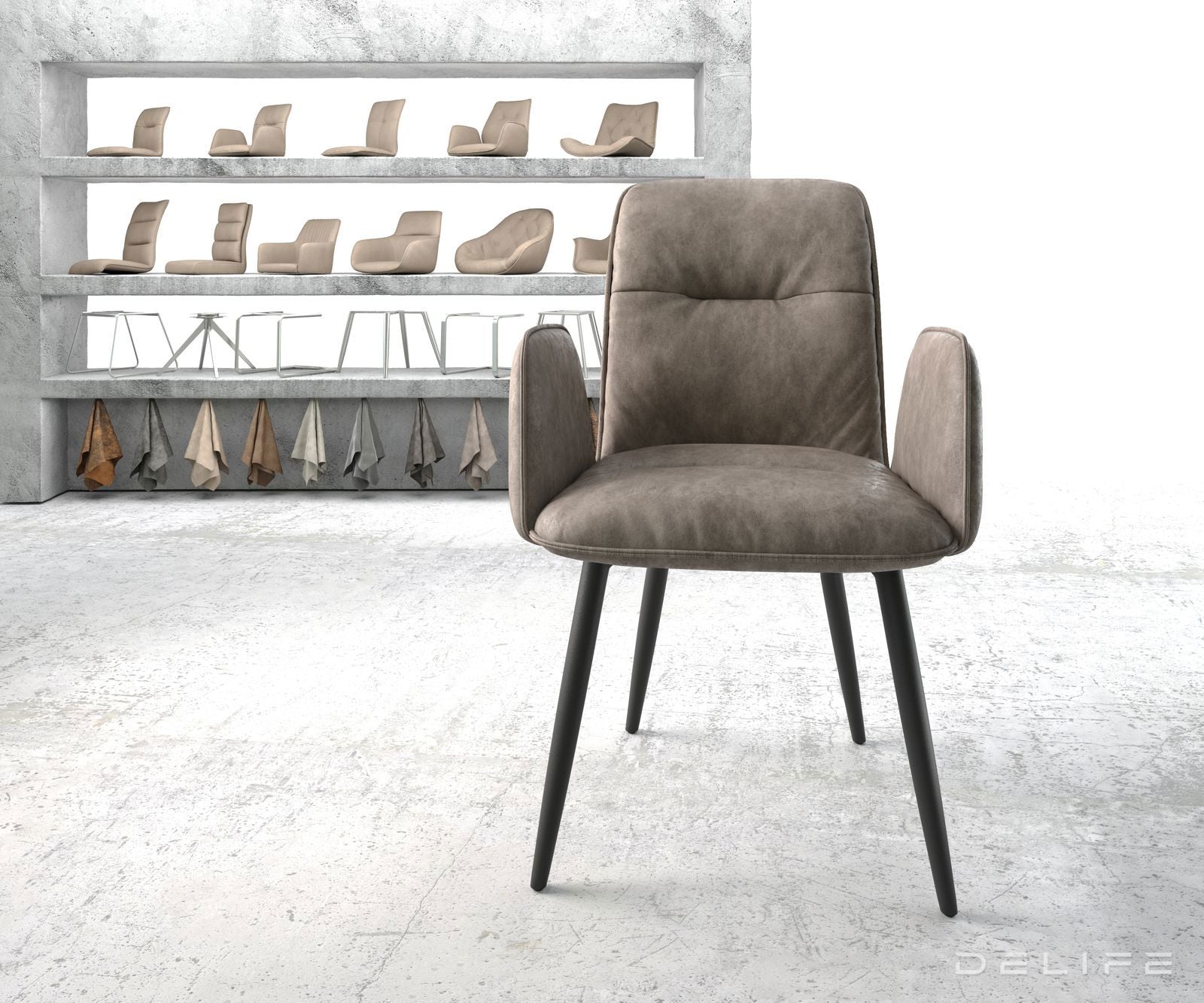 Blagovaonska stolica Vinja, Materijal: Mikrofibra