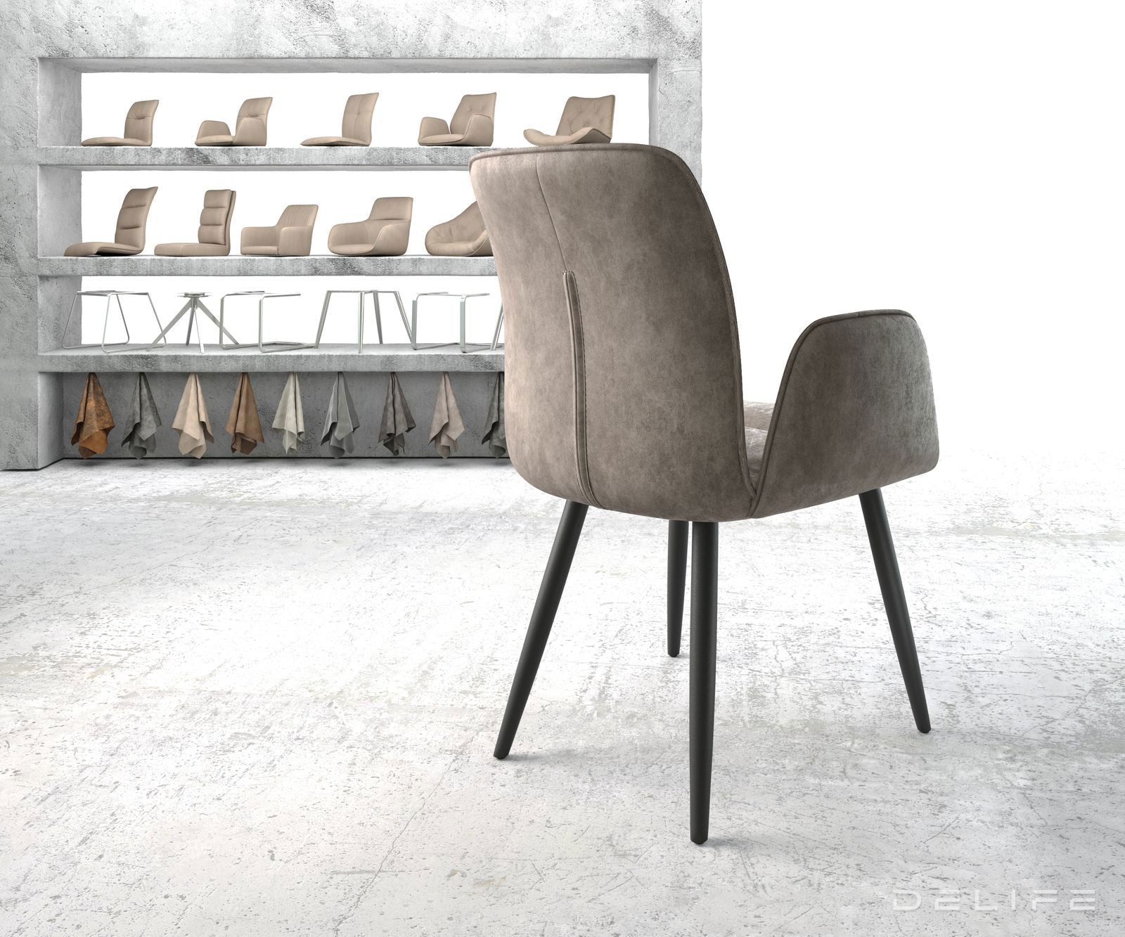 Blagovaonska stolica Vinja, Materijal: Mikrofibra