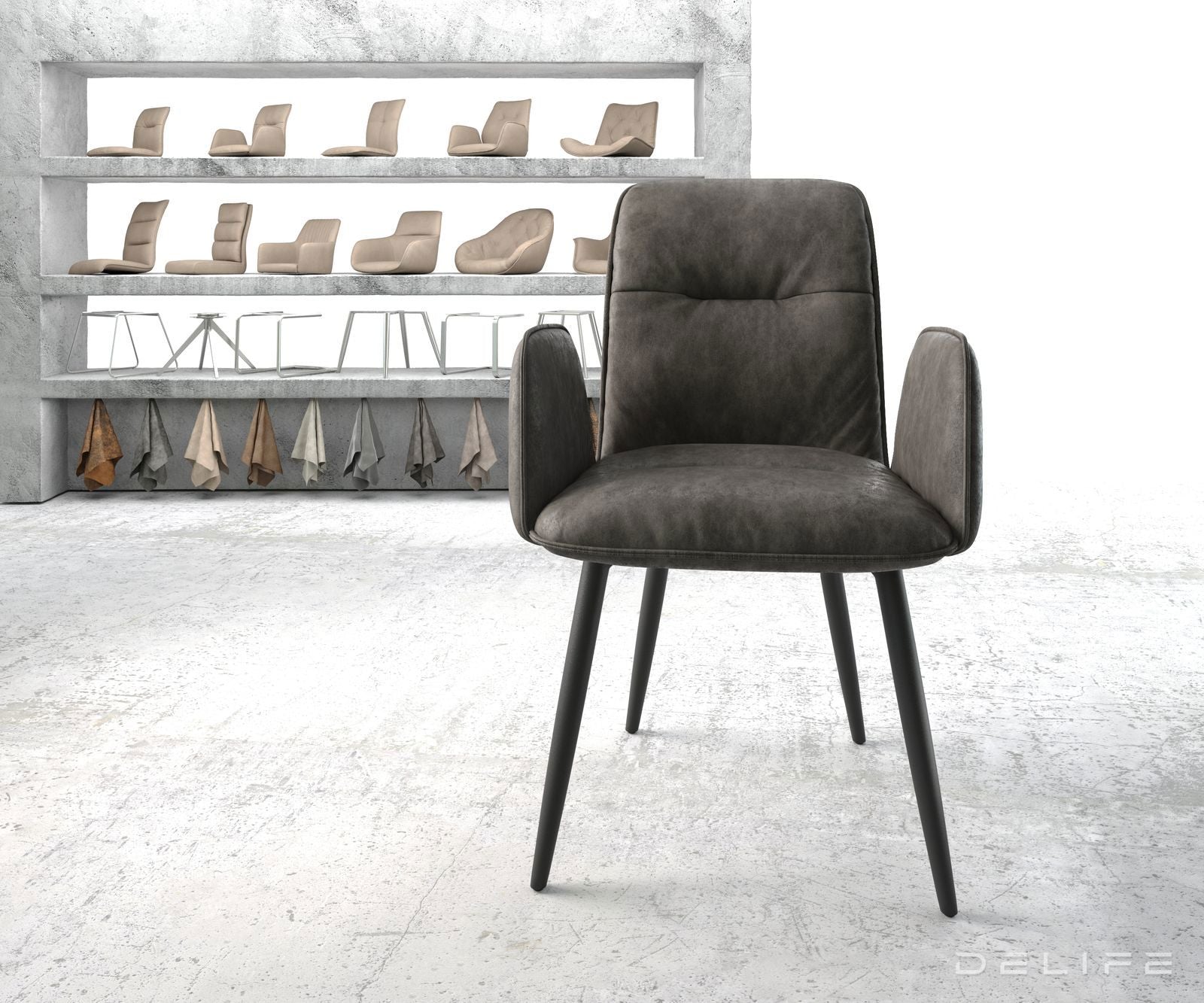 Blagovaonska stolica Vinja, Materijal: Mikrofibra