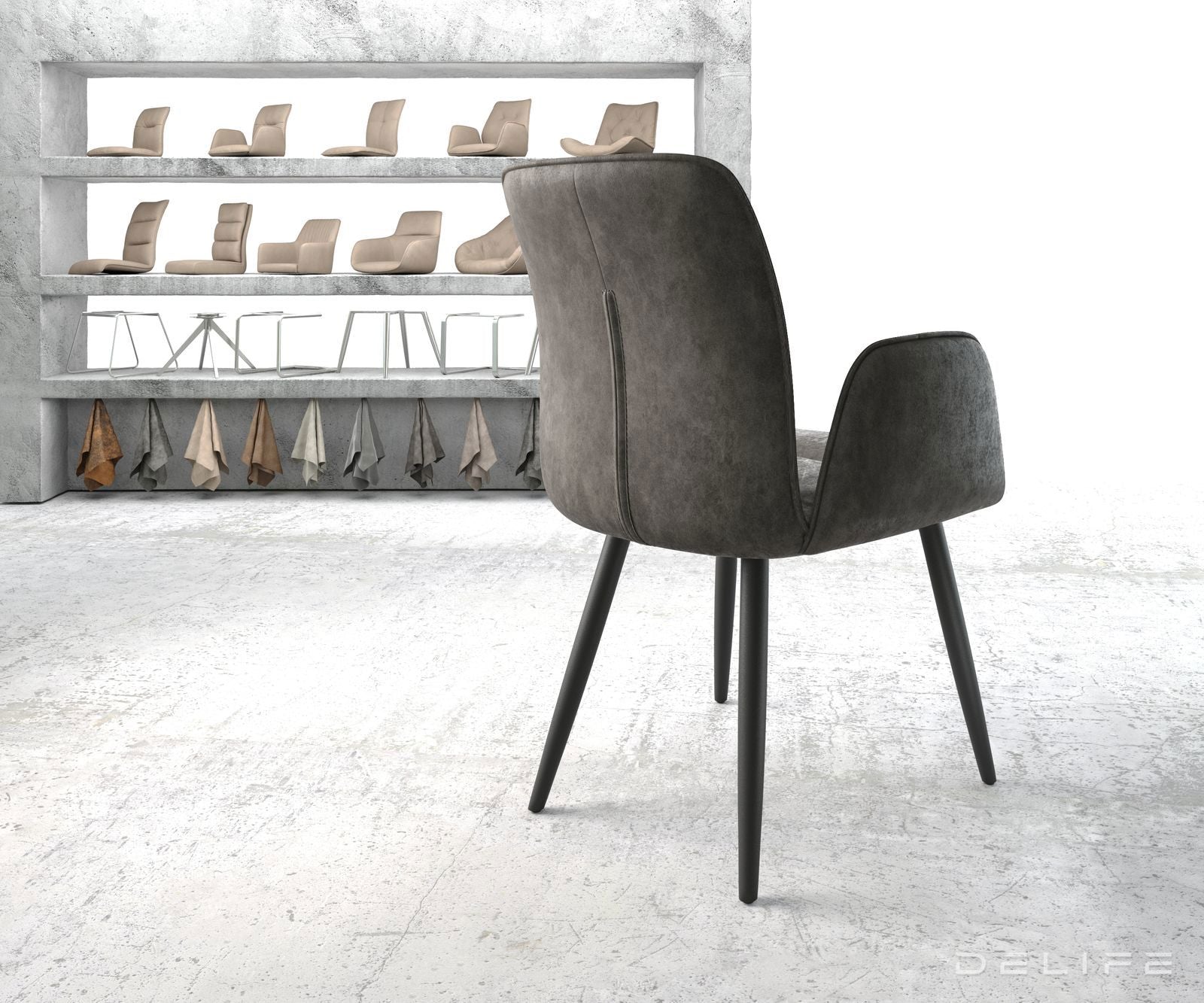 Blagovaonska stolica Vinja, Materijal: Mikrofibra