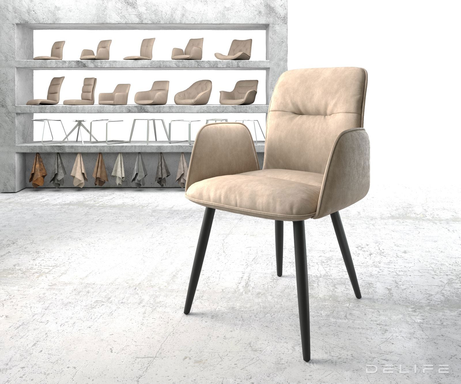 Blagovaonska stolica Vinja, Materijal: Mikrofibra