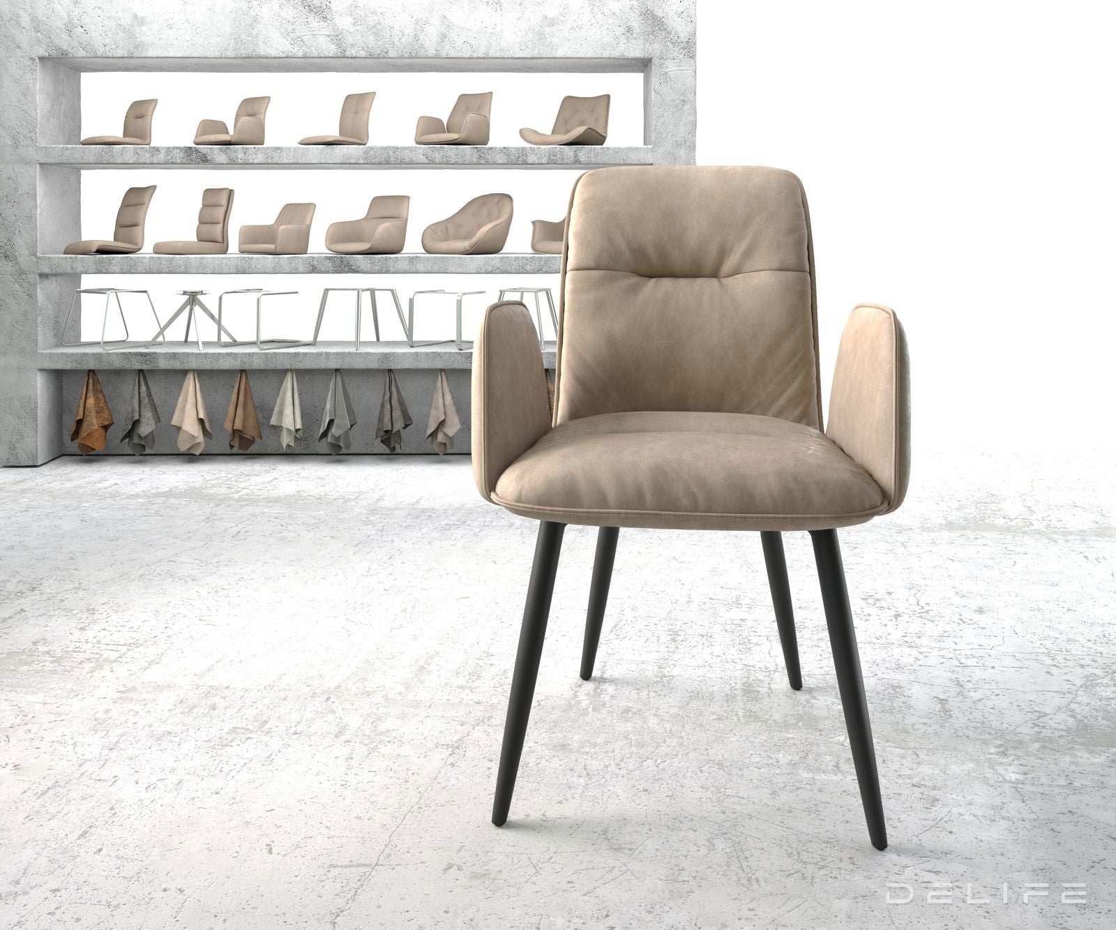 Blagovaonska stolica Vinja, Materijal: Mikrofibra