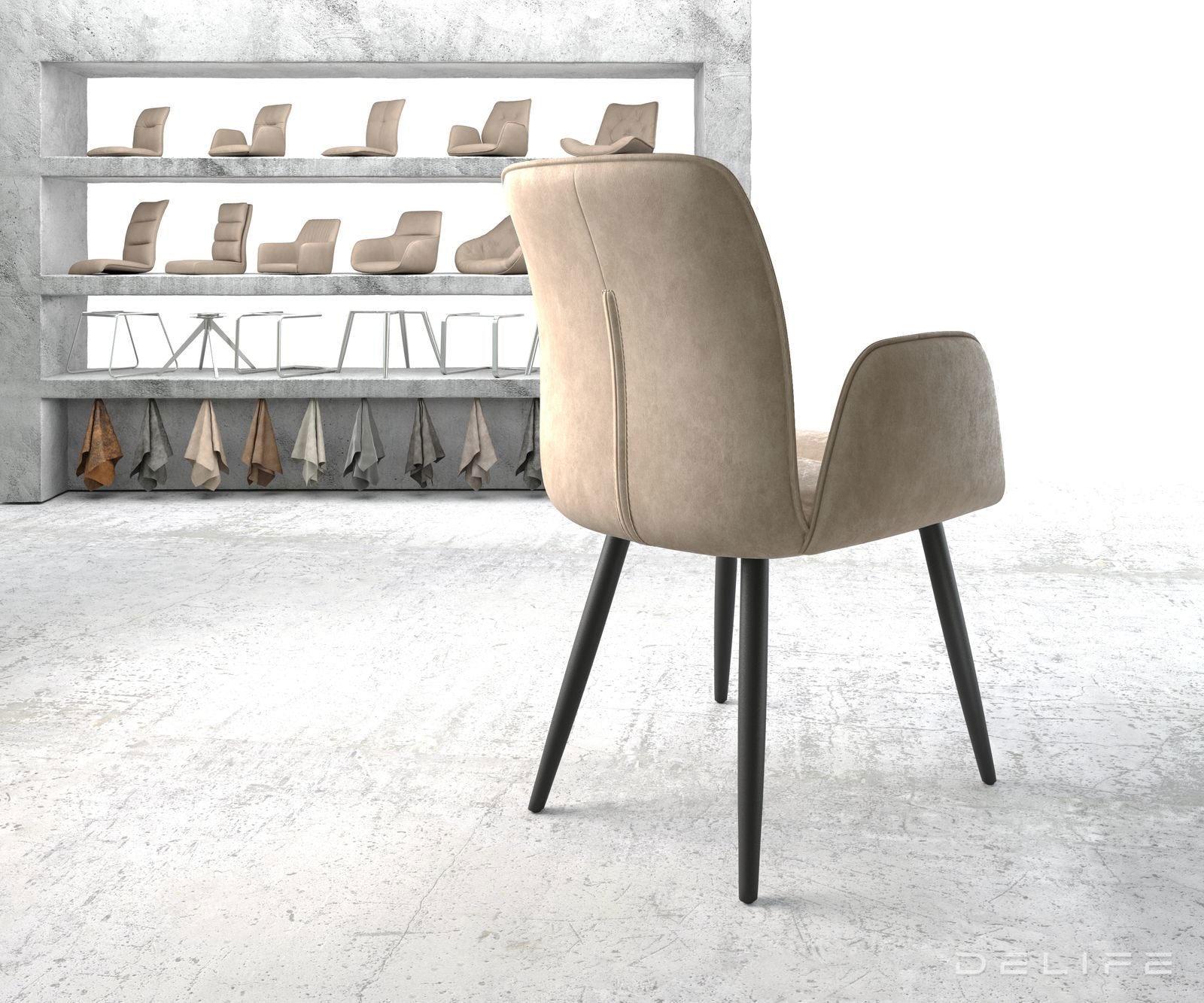 Blagovaonska stolica Vinja, Materijal: Mikrofibra