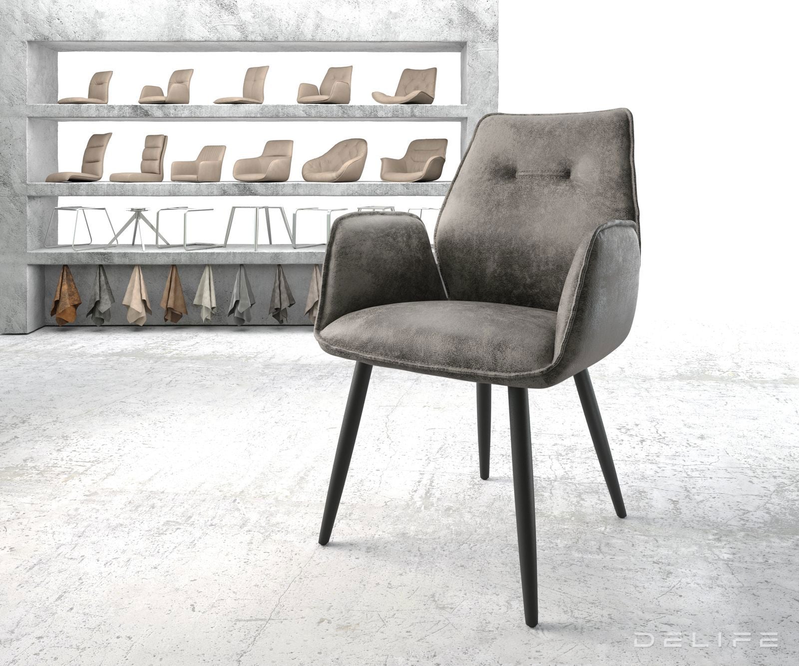 Blagovaonska stolica Zoa, Materijal: Mikrofibra