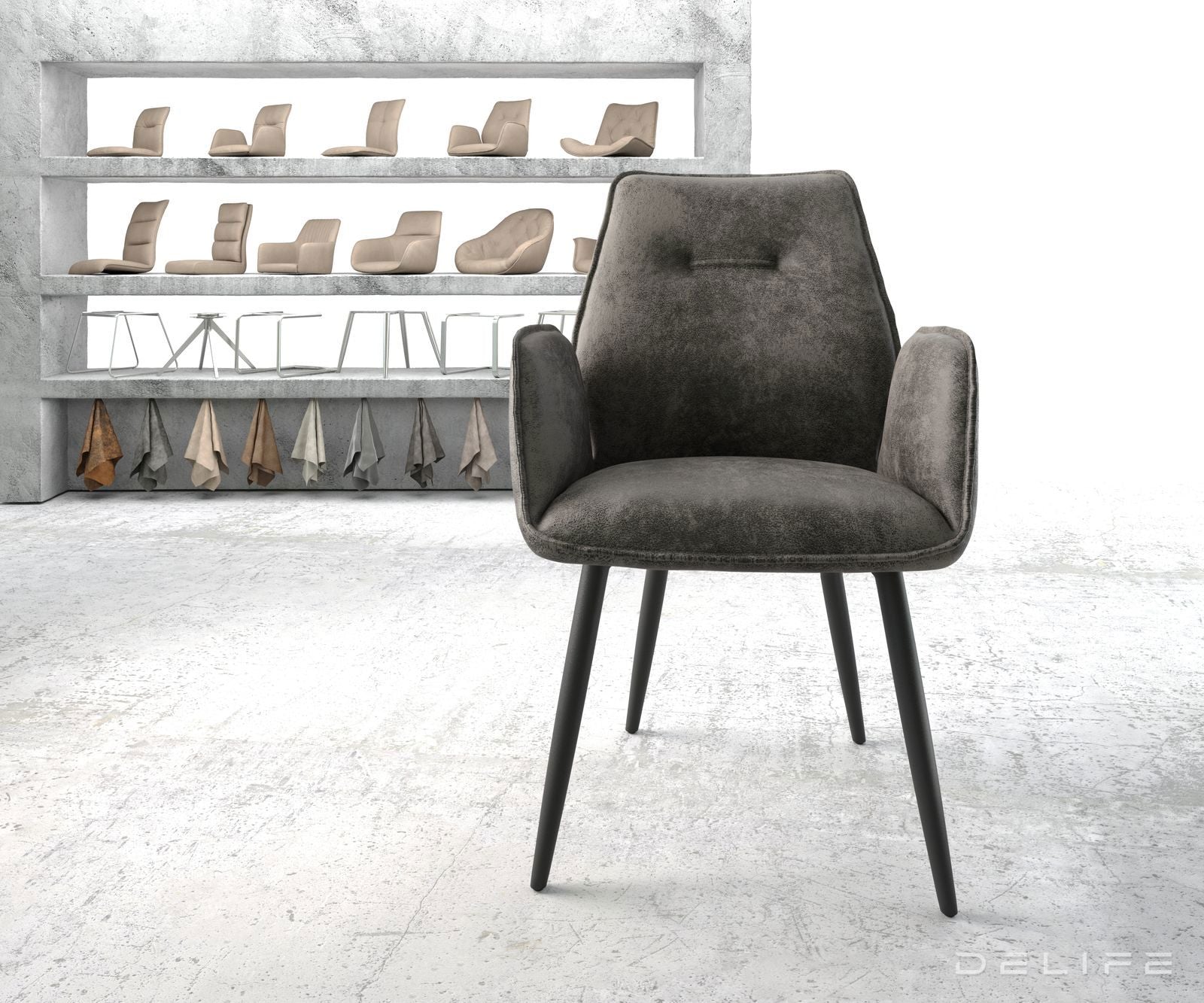 Blagovaonska stolica Zoa, Materijal: Mikrofibra