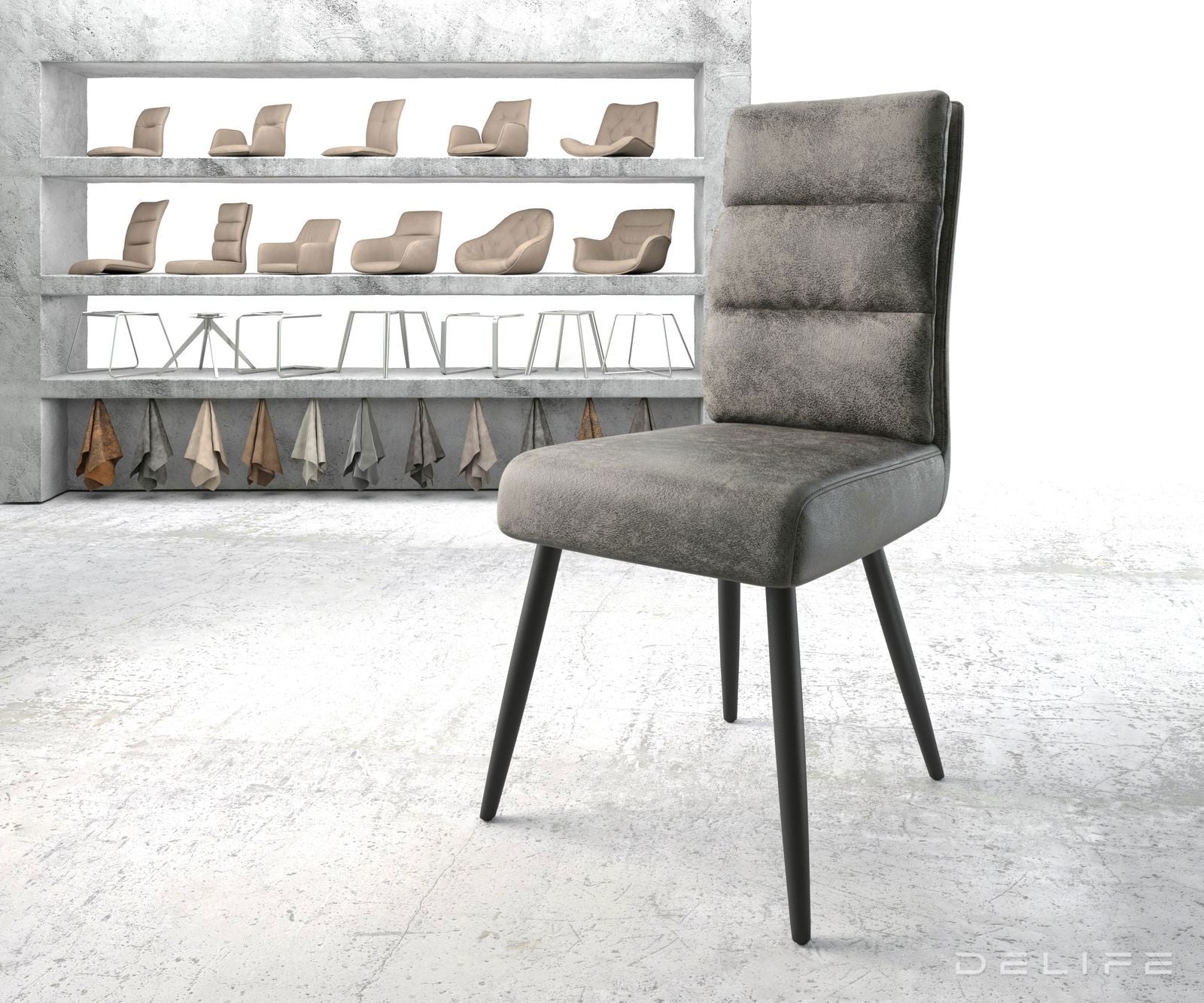 Blagovaonska stolica Pela, Materijal: Mikrofibra