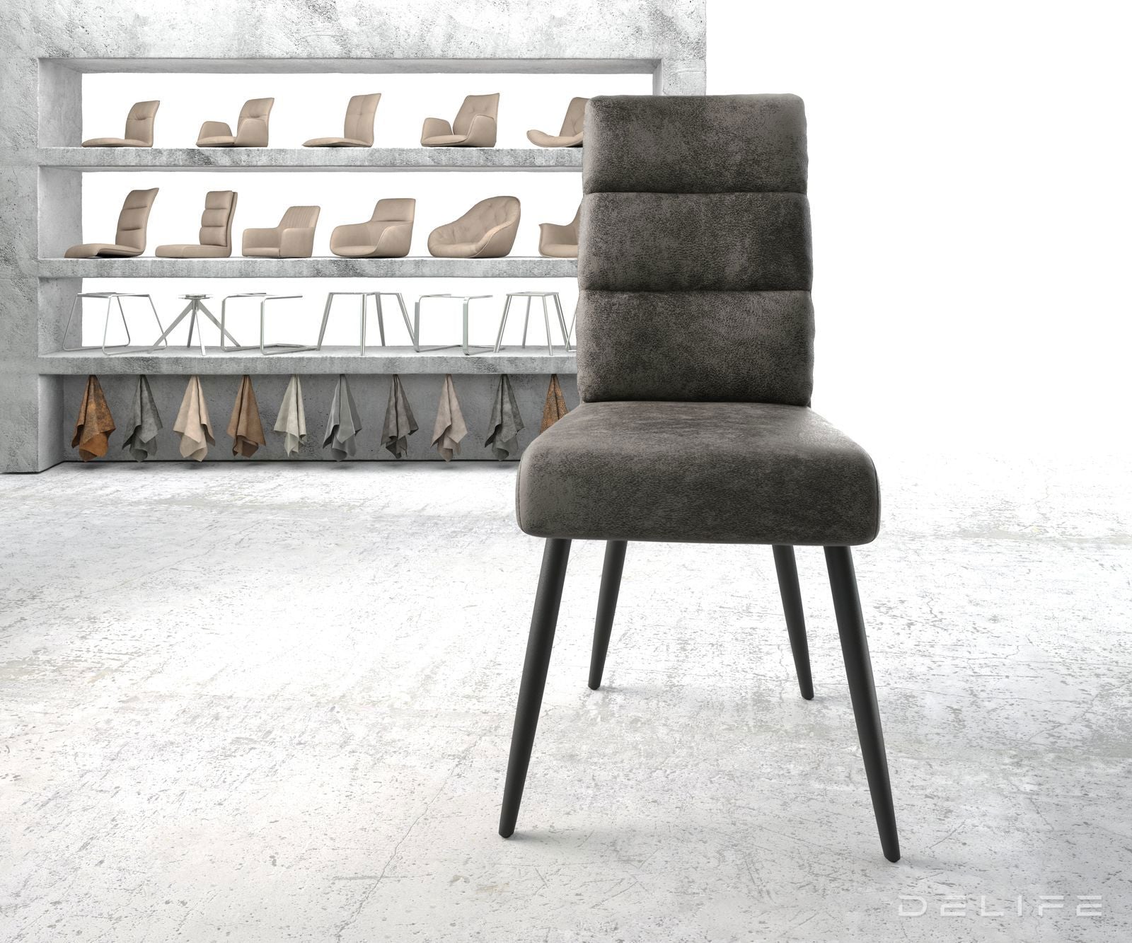 Blagovaonska stolica Pela, Materijal: Mikrofibra