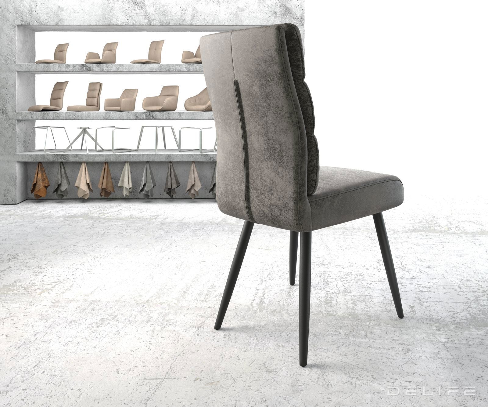 Blagovaonska stolica Pela, Materijal: Mikrofibra