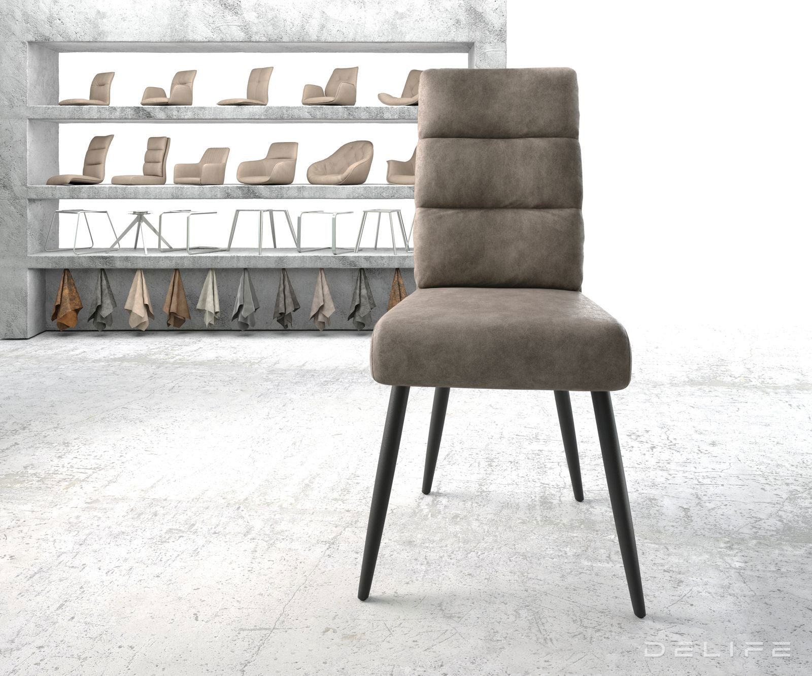 Blagovaonska stolica Pela, Materijal: Mikrofibra