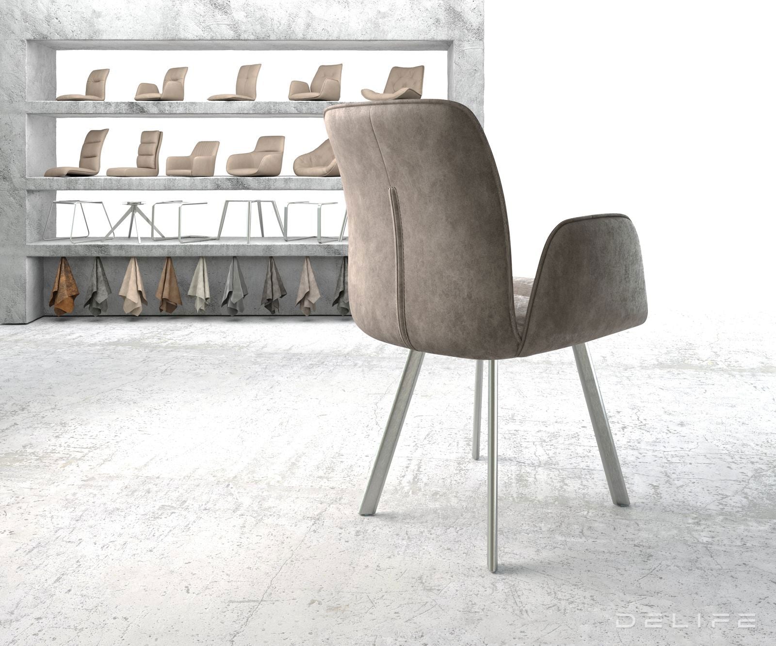 Blagovaonska stolica Vinja, Materijal: Mikrofibra