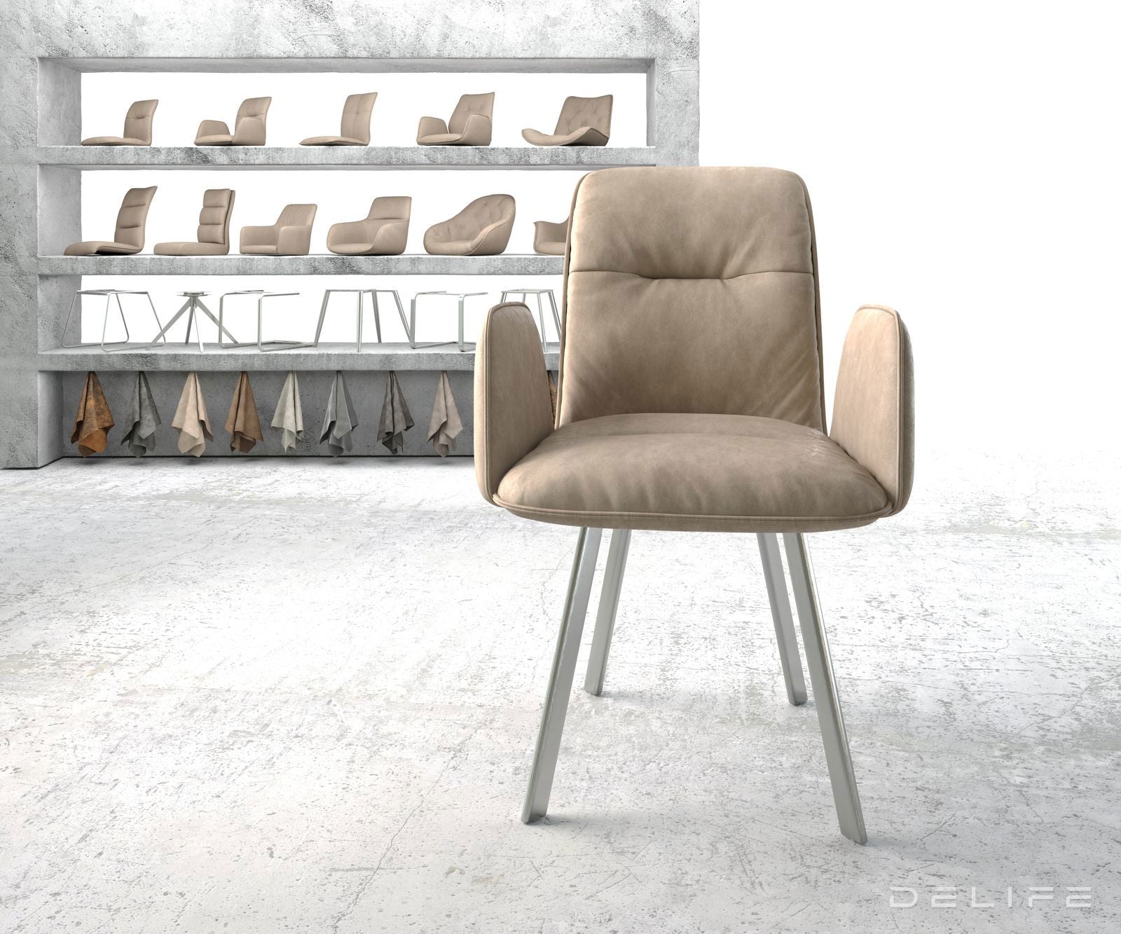 Blagovaonska stolica Vinja, Materijal: Mikrofibra