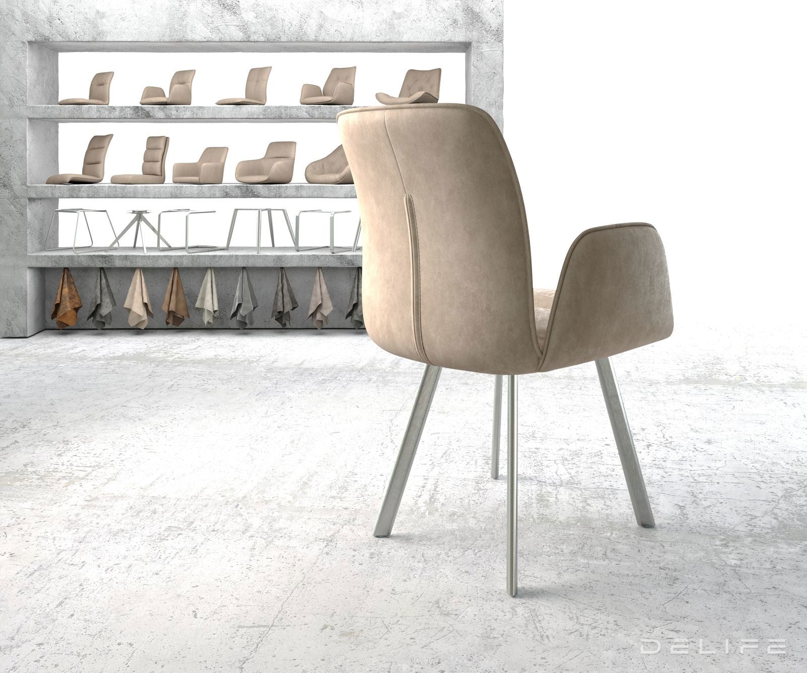 Blagovaonska stolica Vinja, Materijal: Mikrofibra