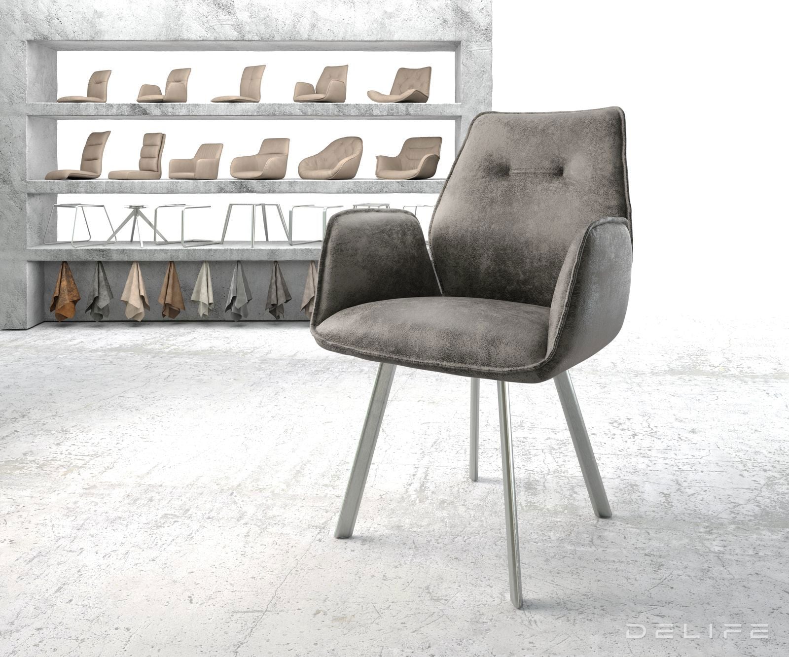 Blagovaonska stolica Zoa, Materijal: Mikrofibra