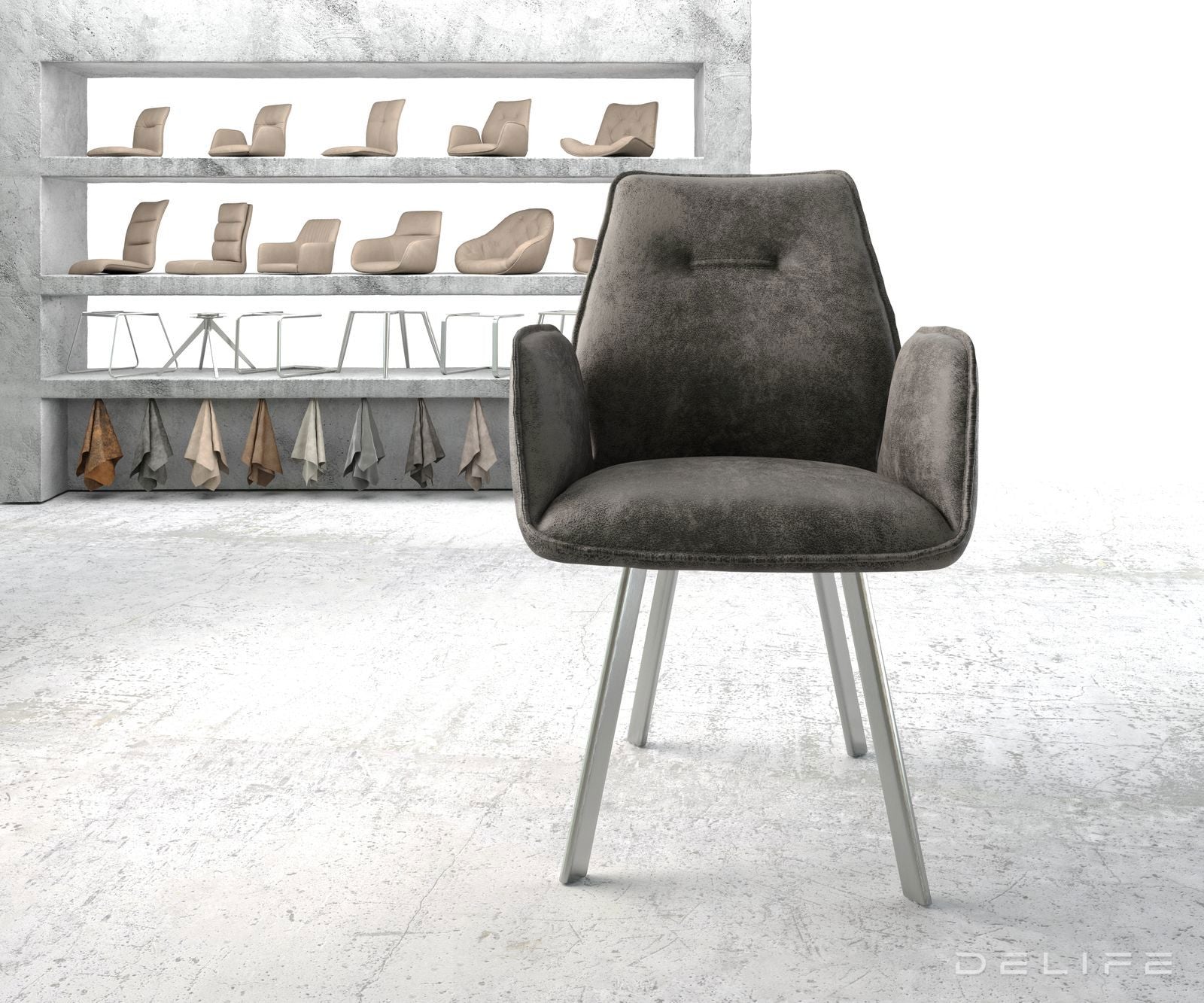 Blagovaonska stolica Zoa, Materijal: Mikrofibra