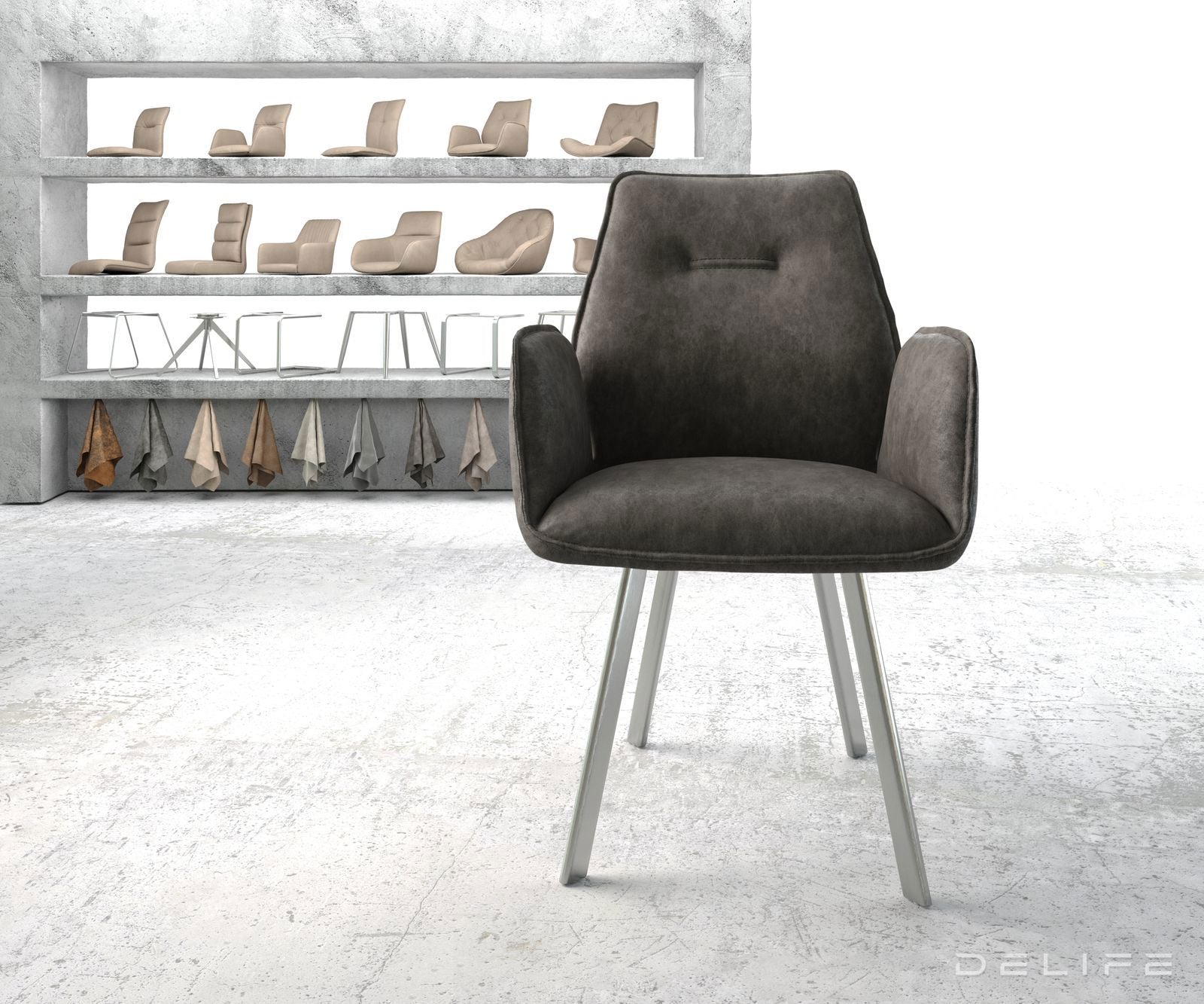 Blagovaonska stolica Zoa, Materijal: Mikrofibra