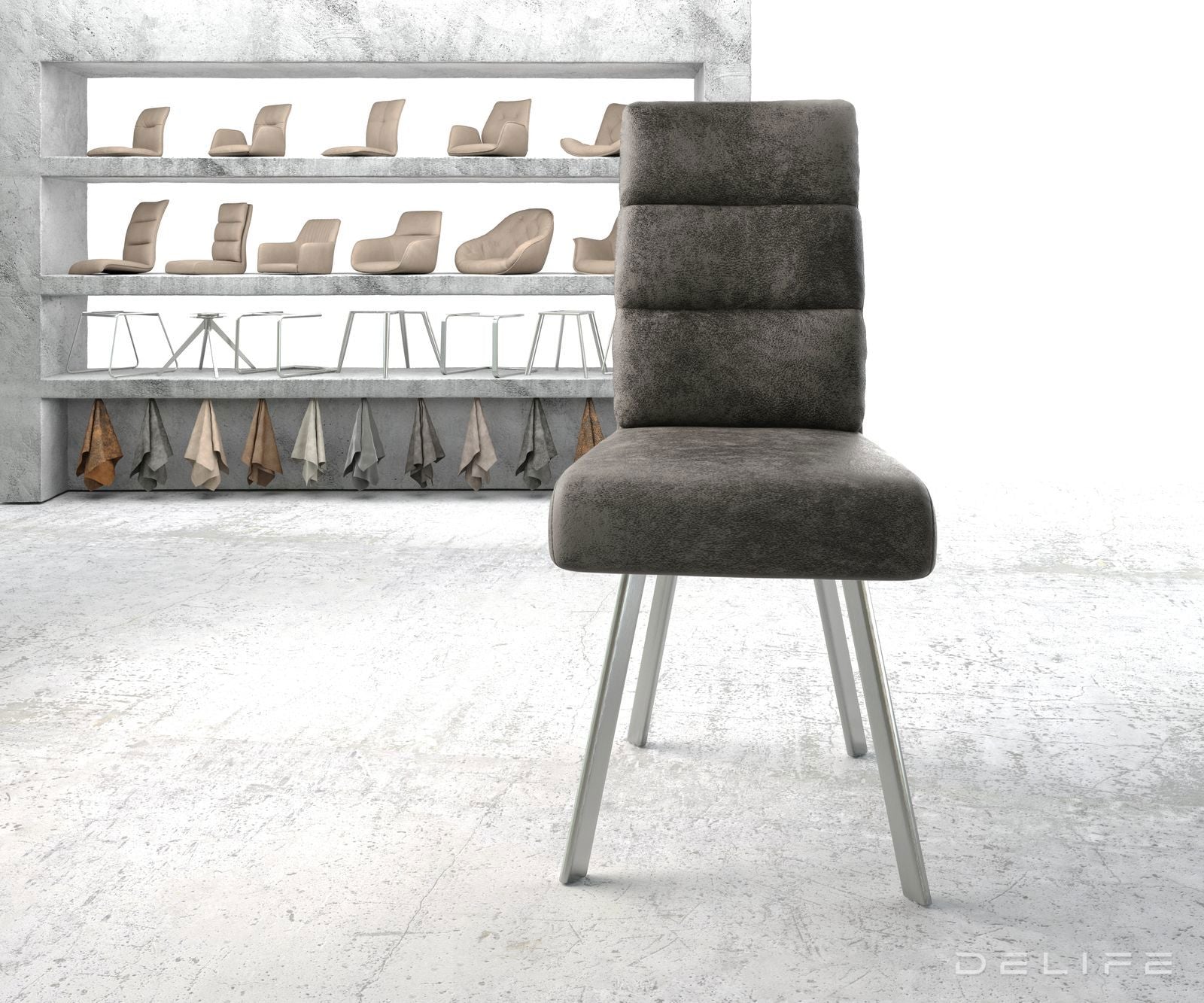 Blagovaonska stolica Pela, Materijal: Mikrofibra