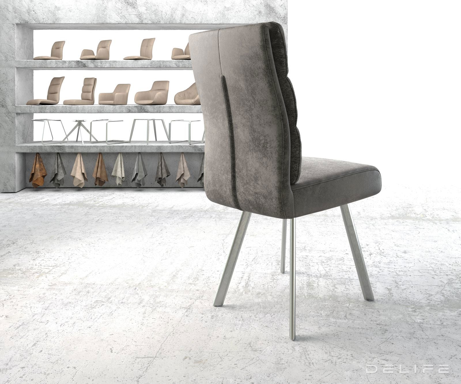 Blagovaonska stolica Pela, Materijal: Mikrofibra